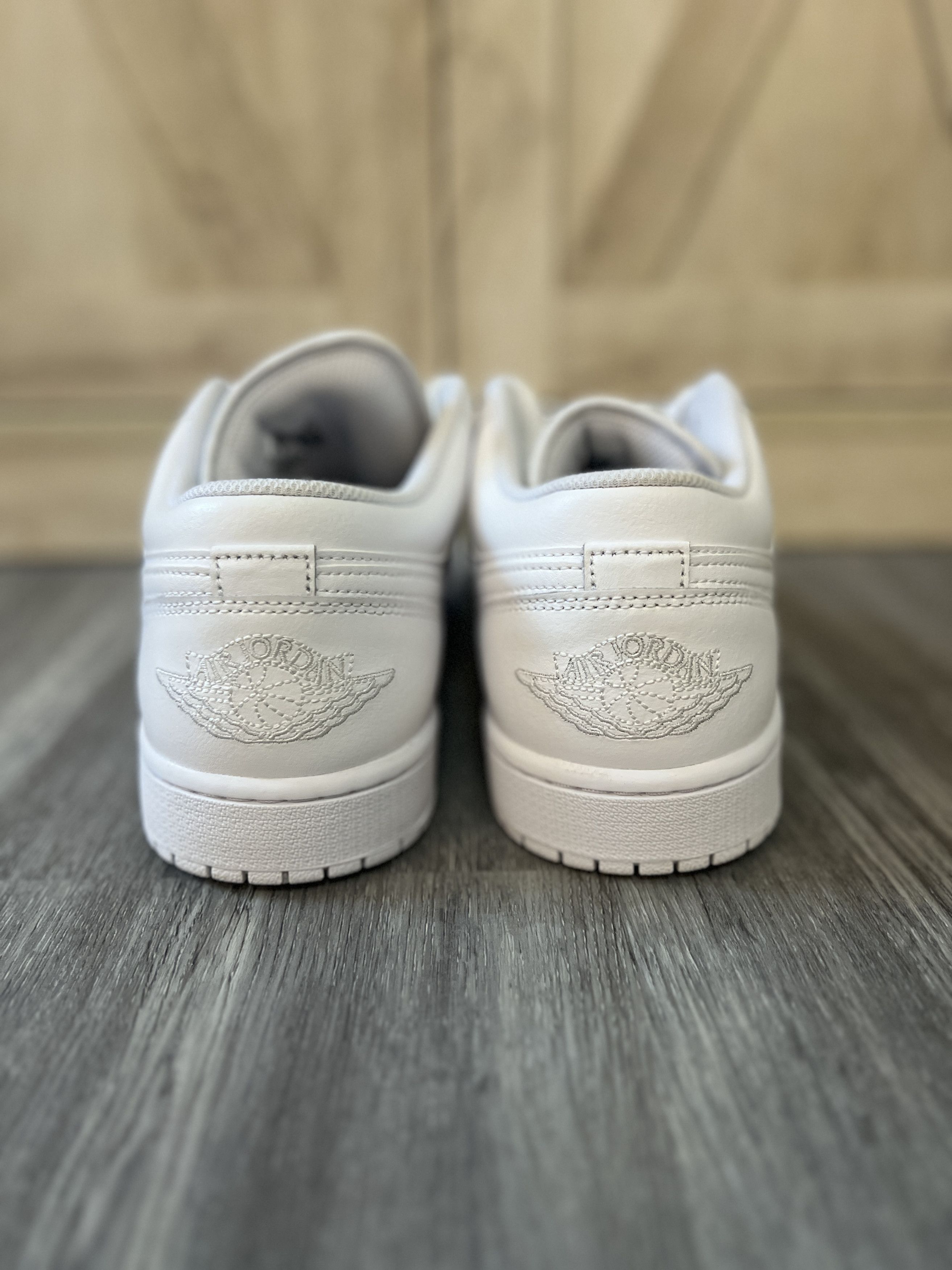 Jordan Brand Jordan 1 Low Triple White Size US 12 / EU 45 - 4 Thumbnail