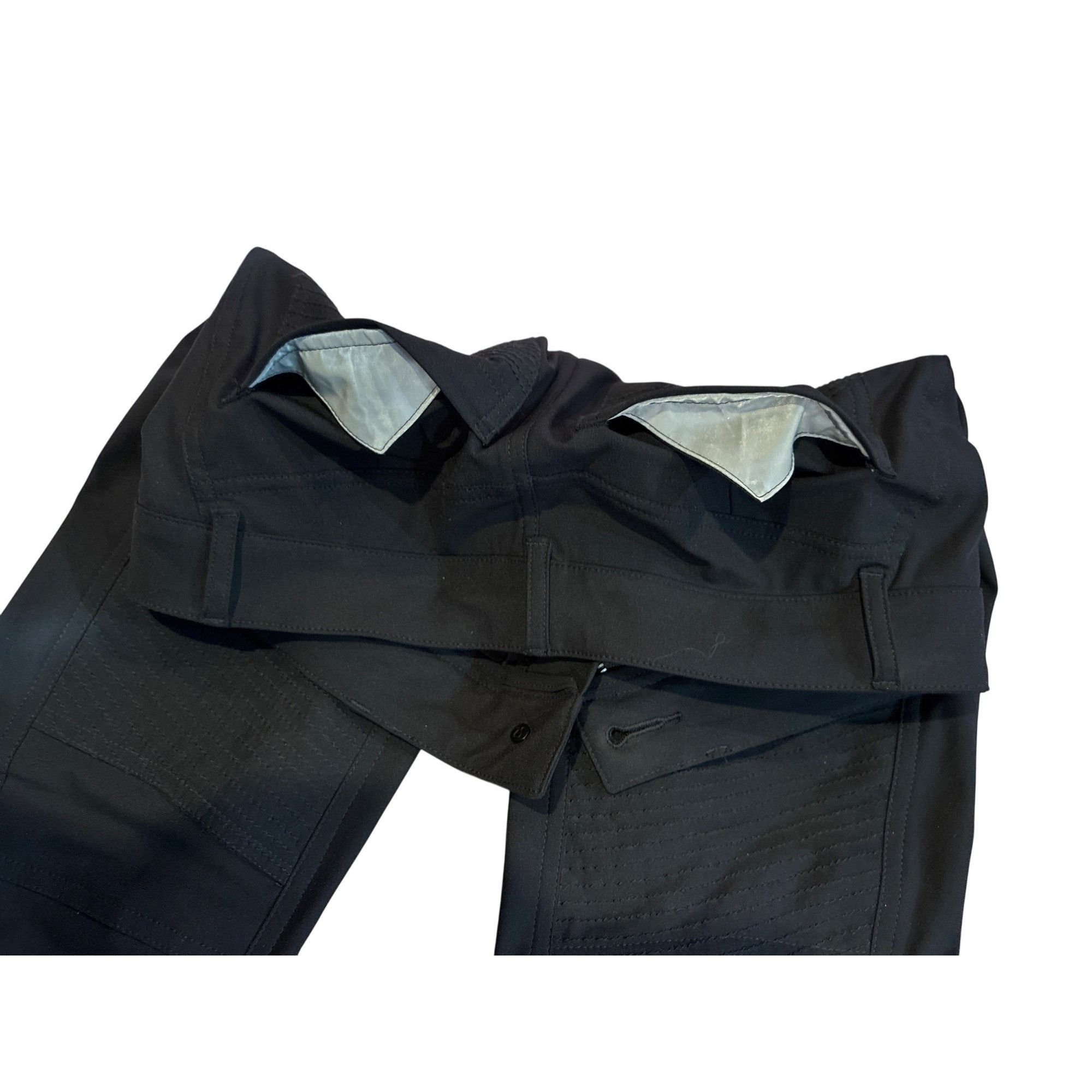Lululemon Lululemon Womens Black Stretch Pants With Zippered Pocket & Size 28" / US 6 / IT 42 - 4 Thumbnail