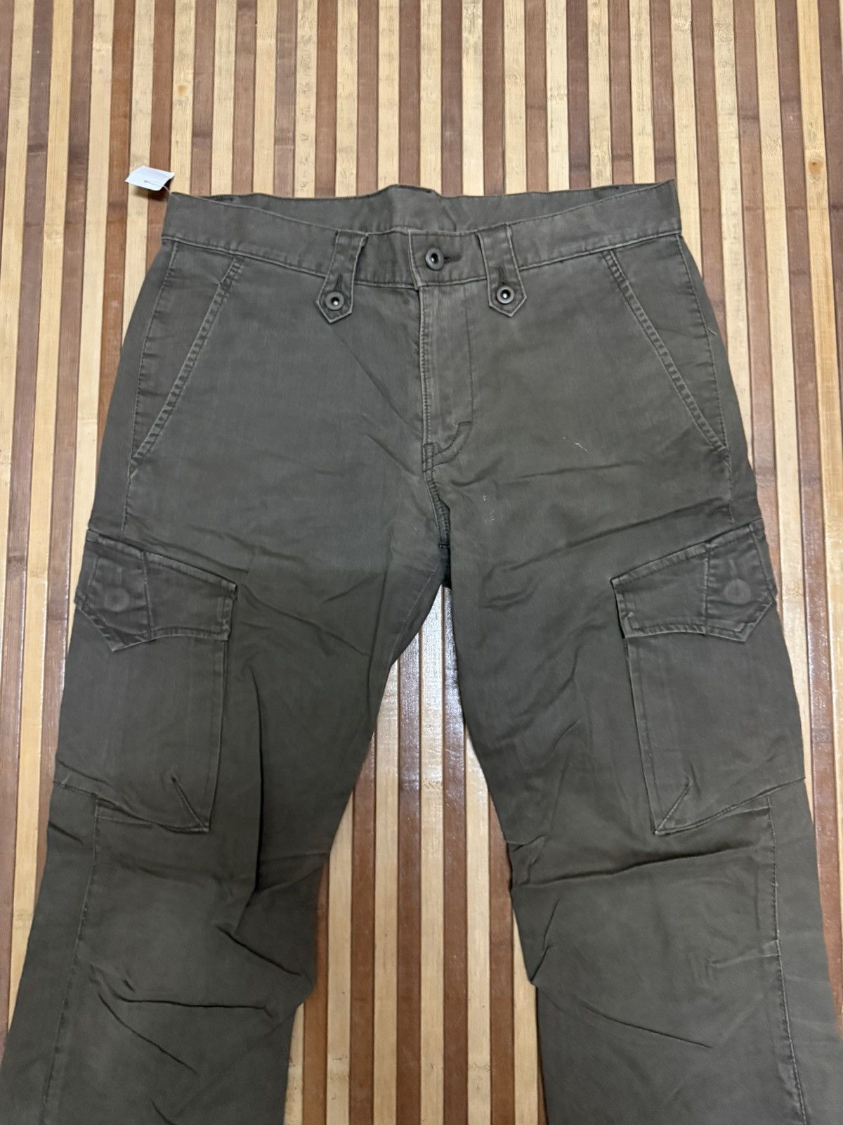 Japanese Brand Mens Bigi Japanese Brand Cargo Pants W30X29.5 / Streetwear Size US 30 / EU 46 - 3 Thumbnail