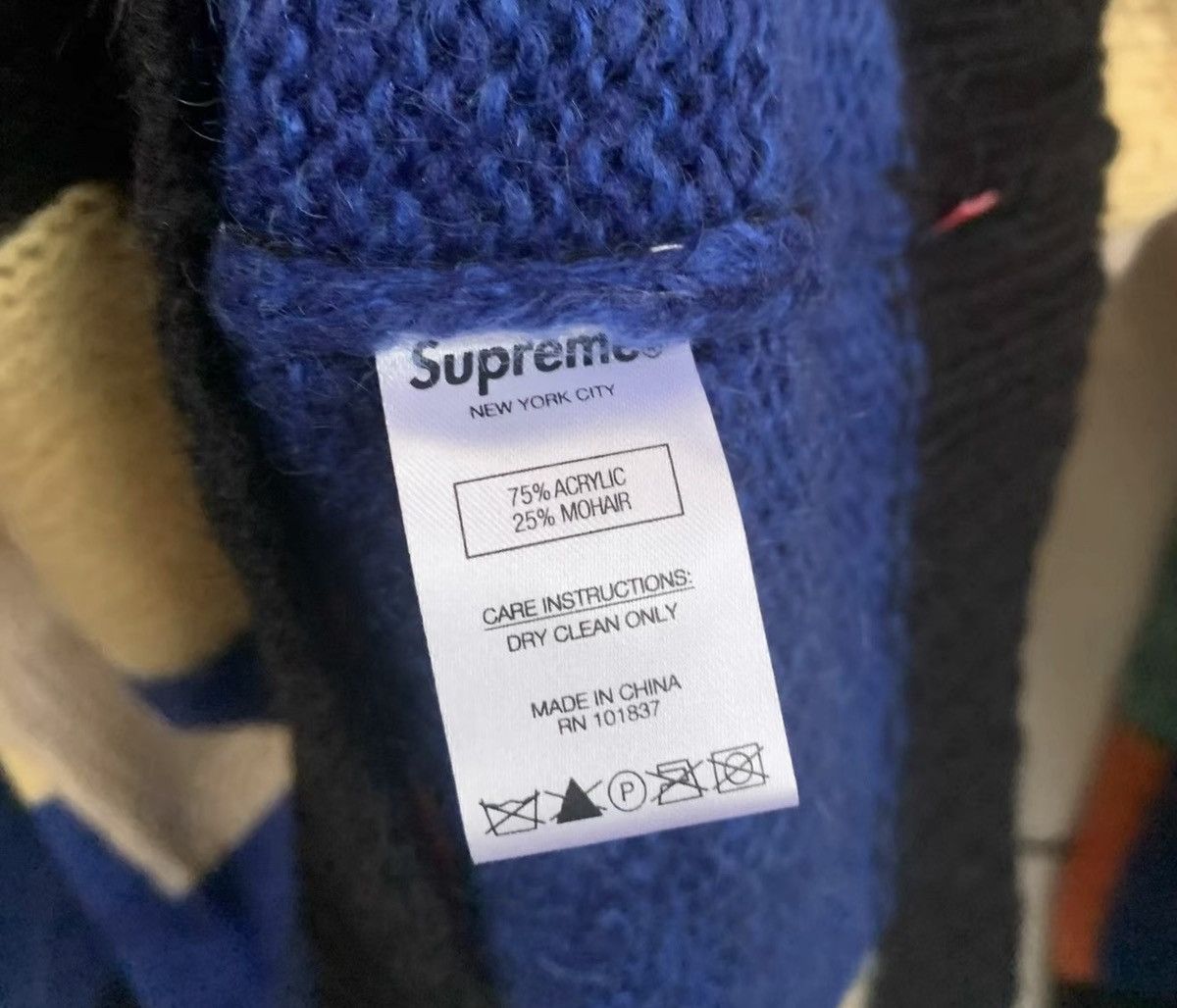 Supreme Supreme patchwork mohair cardigan Size US L / EU 52-54 / 3 - 3 Thumbnail