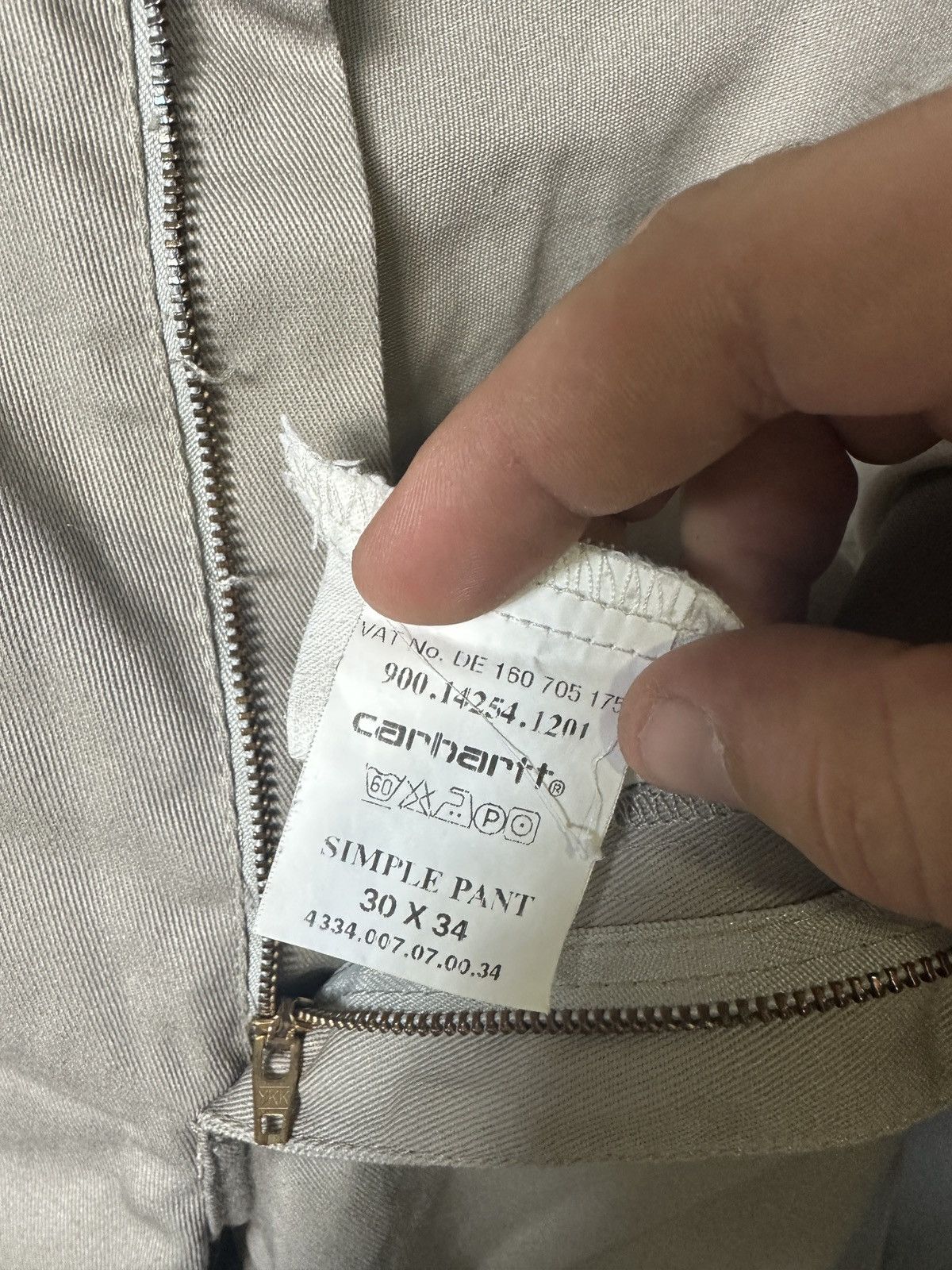 Carhartt × Vintage Vintage Carhartt Simple Pants Baggy Straight Workers Skate Size US 30 / EU 46 - 6 Thumbnail