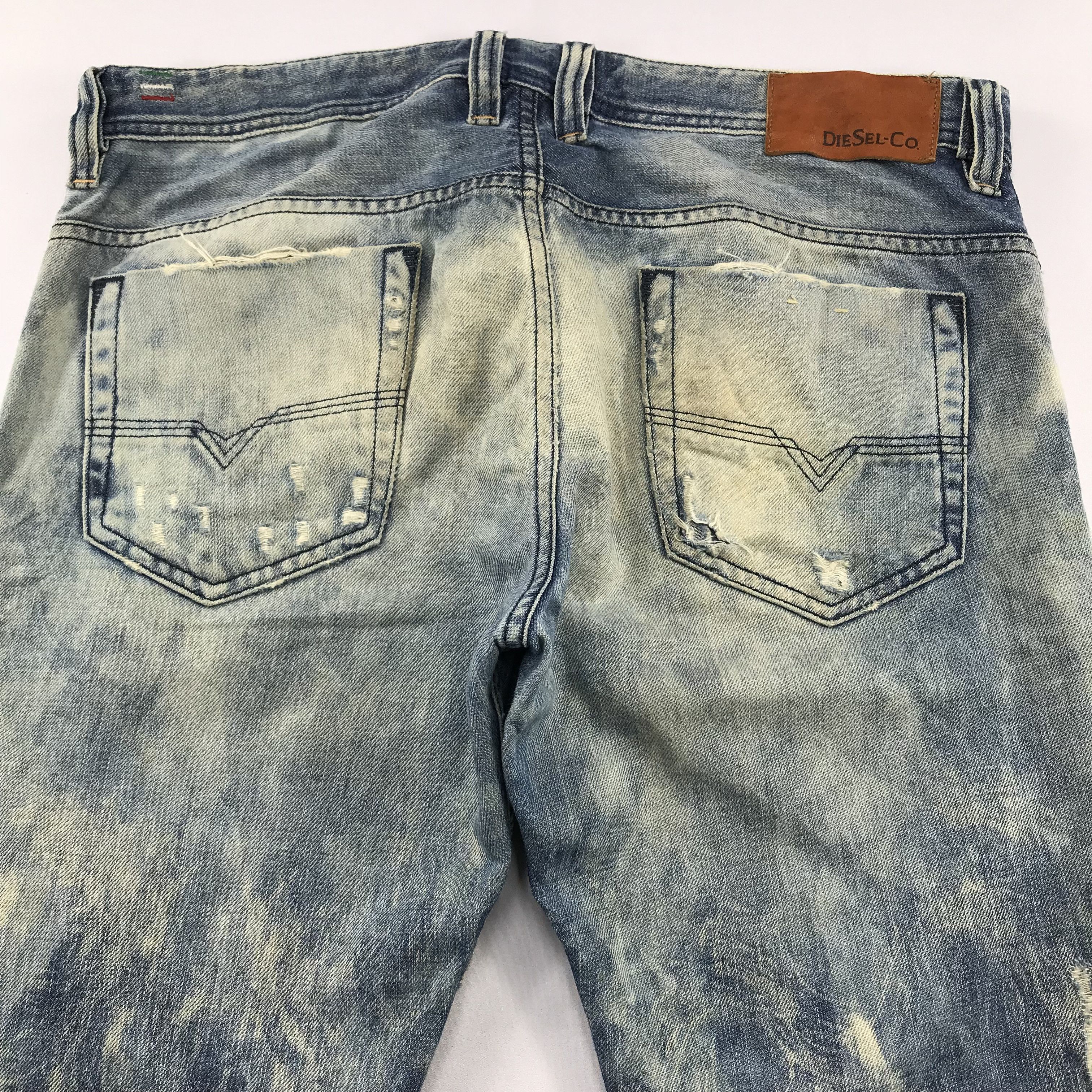 Diesel Diesel Safado Light Distress Denim Jeans KJ3458 Size US 32 / EU 48 - 4 Thumbnail