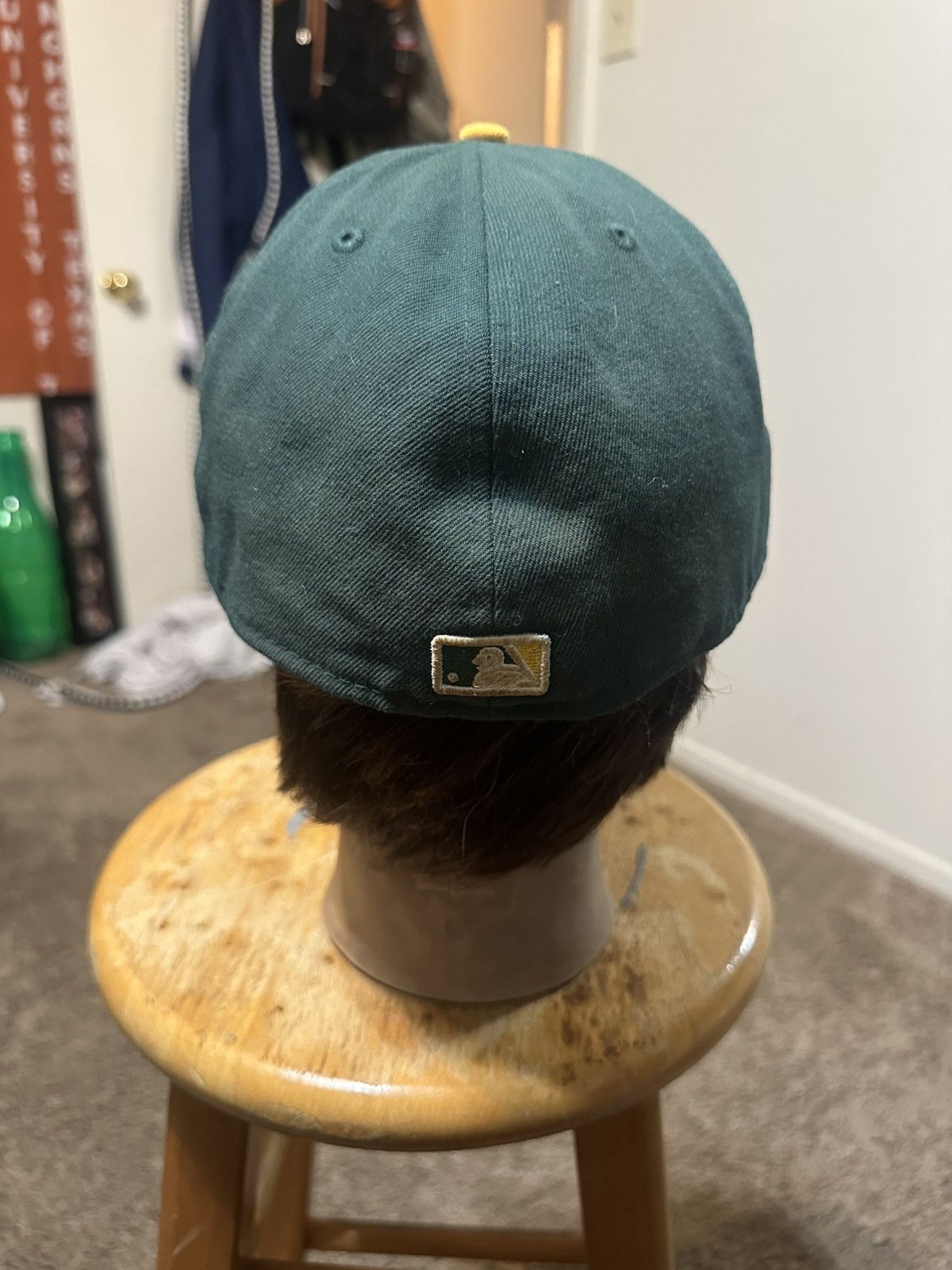 MLB Vintage Oakland Athletics “triple green” hat 00s size 8 Size ONE SIZE - 4 Thumbnail