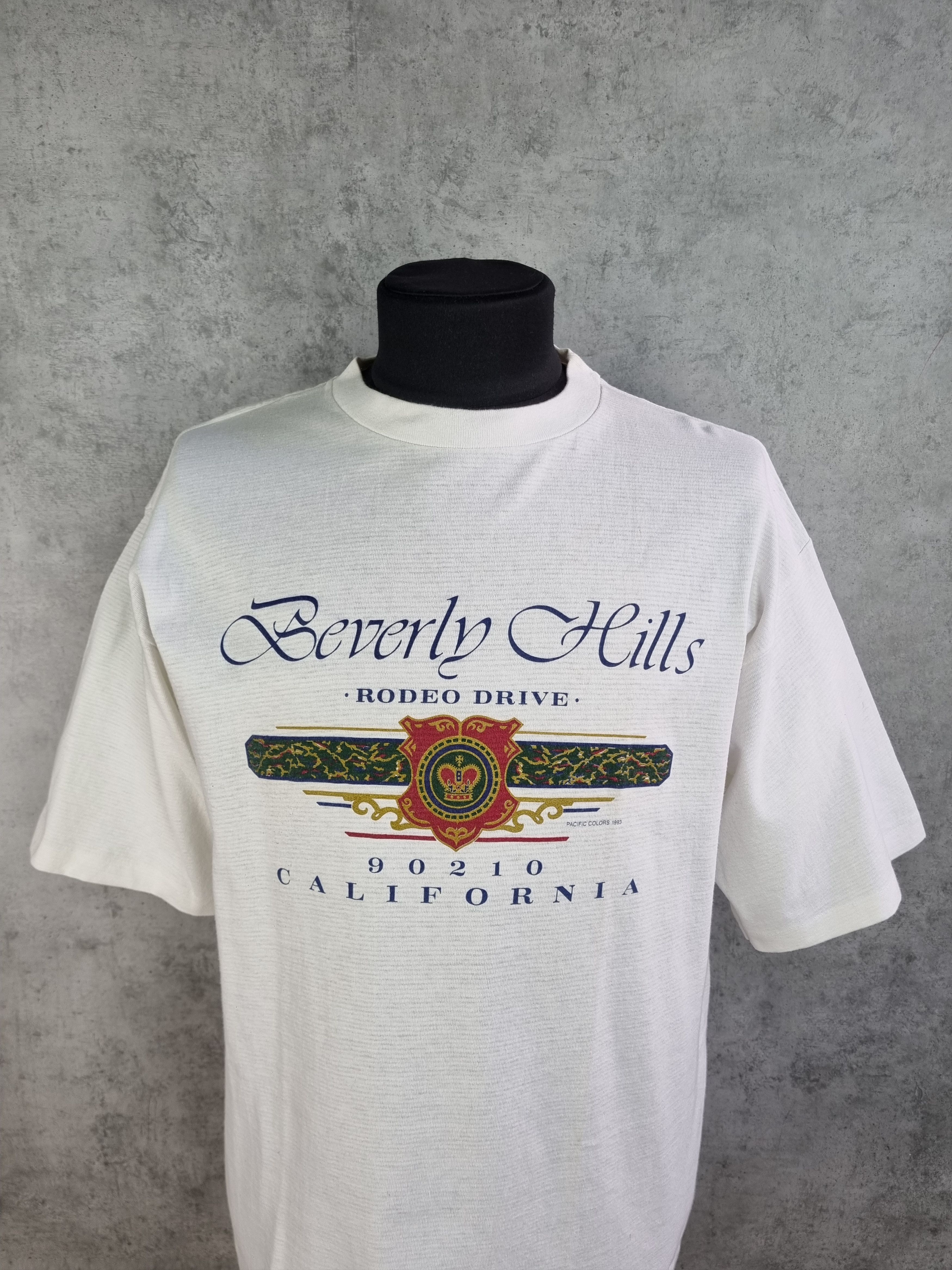 Other 93s Single Stitch Beverly Hills Rodeo Drive BigLogoTeeShirt Size US XL / EU 56 / 4 - 1 Thumbnail