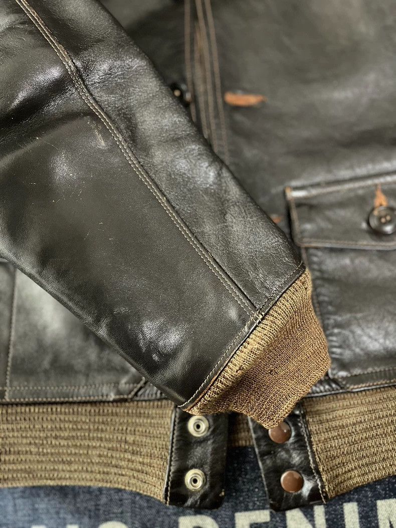The Real McCoy's The Real McCoys s 2017 A1 Leather Jacket Size 38 Size US S / EU 44-46 / 1 - 6 Thumbnail