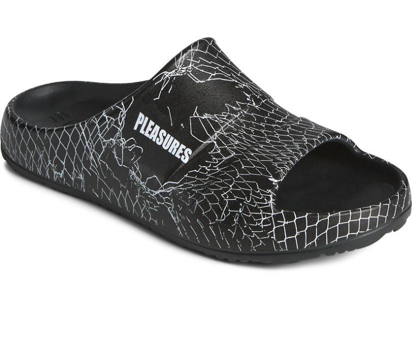 Pleasures × Sperry Fence Float Slides - Pleasures x Sperry Sandals Black Size US 8 / EU 41 - 2 Thumbnail