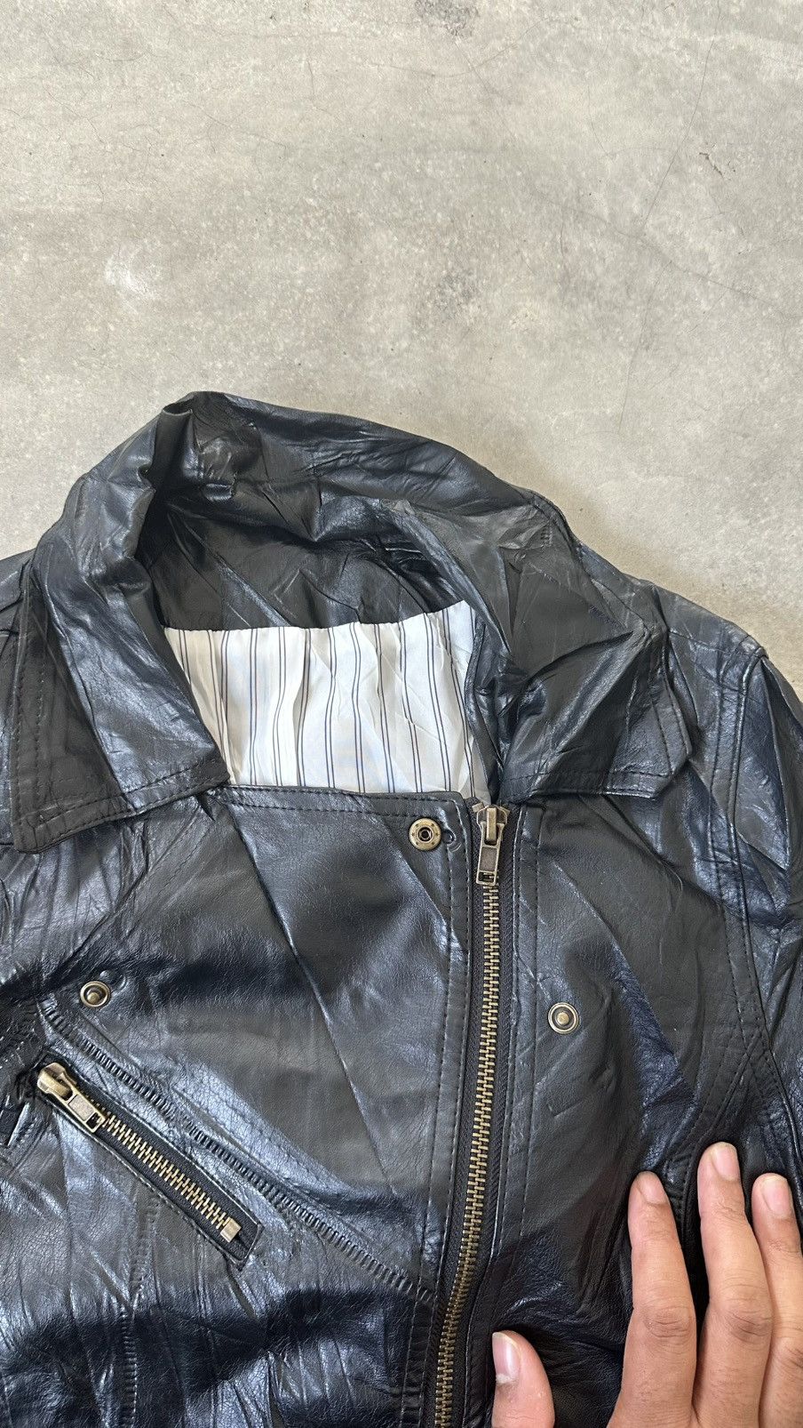 Japanese Brand TORET RIDER JACKET LEATHER Size US M / EU 48-50 / 2 - 3 Thumbnail
