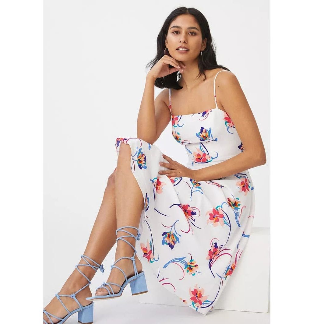 Anthropologie New Anthropologie Hutch Declin Dress Midi $198 Sz 10 Petite Size L / US 10 / IT 46 - 1 Thumbnail