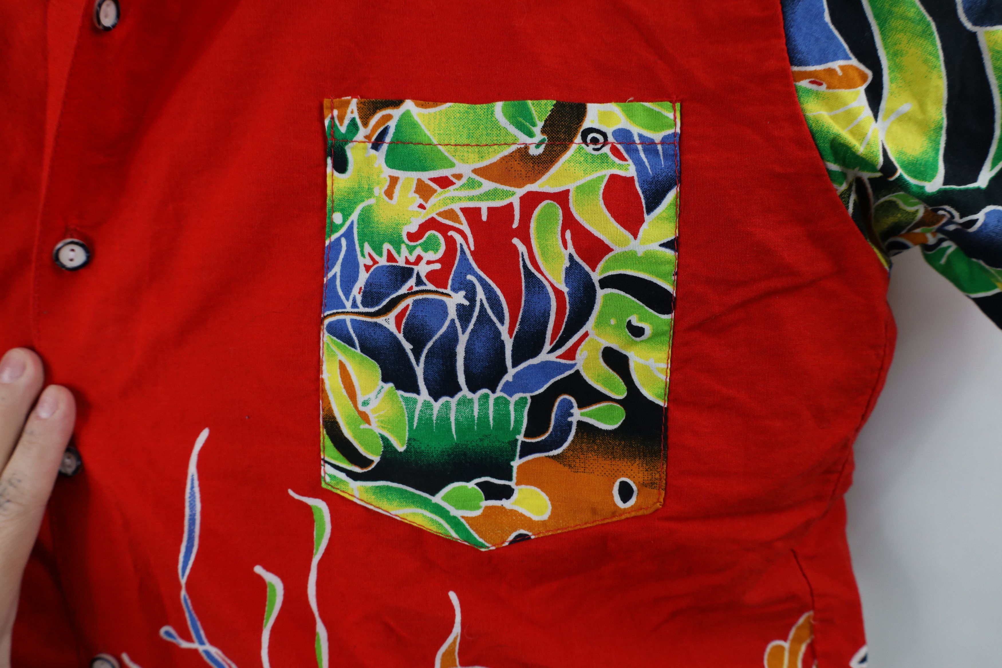 Vintage Vintage 90s Streetwear Hawaiian Short Sleeve Button Shirt Size US L / EU 52-54 / 3 - 5 Thumbnail