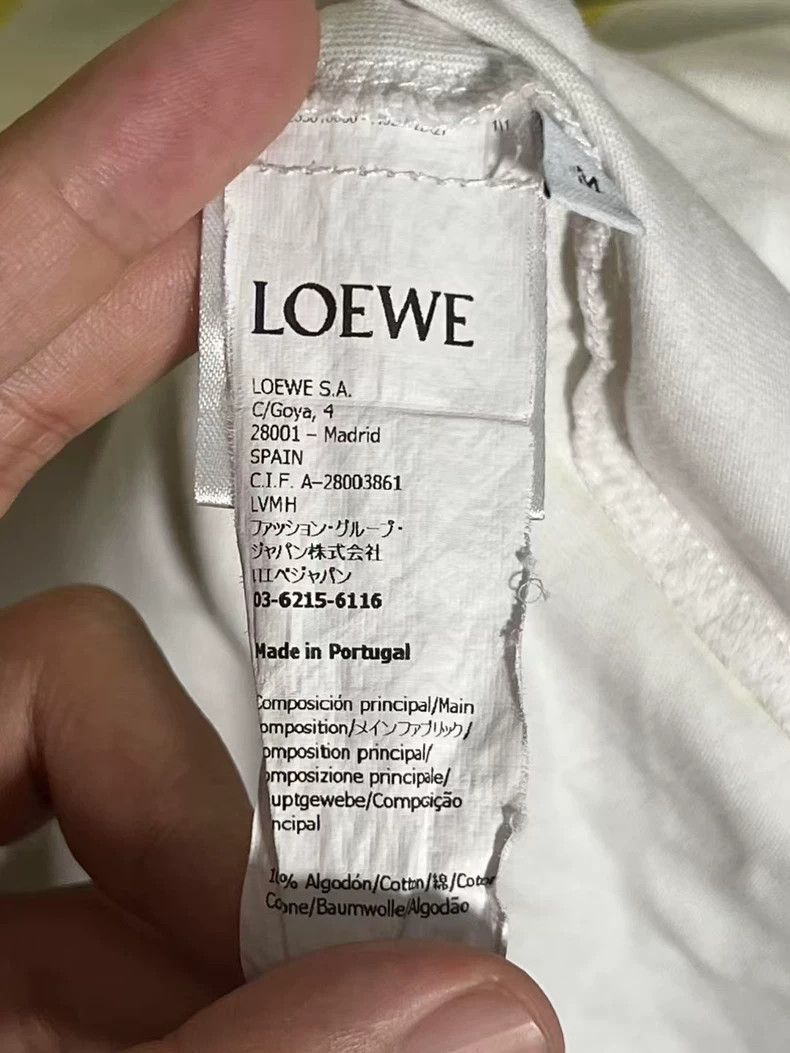 Loewe LOEWE White logo letter print copy effect logo short sleev Size M / US 6-8 / IT 42-44 - 3 Thumbnail