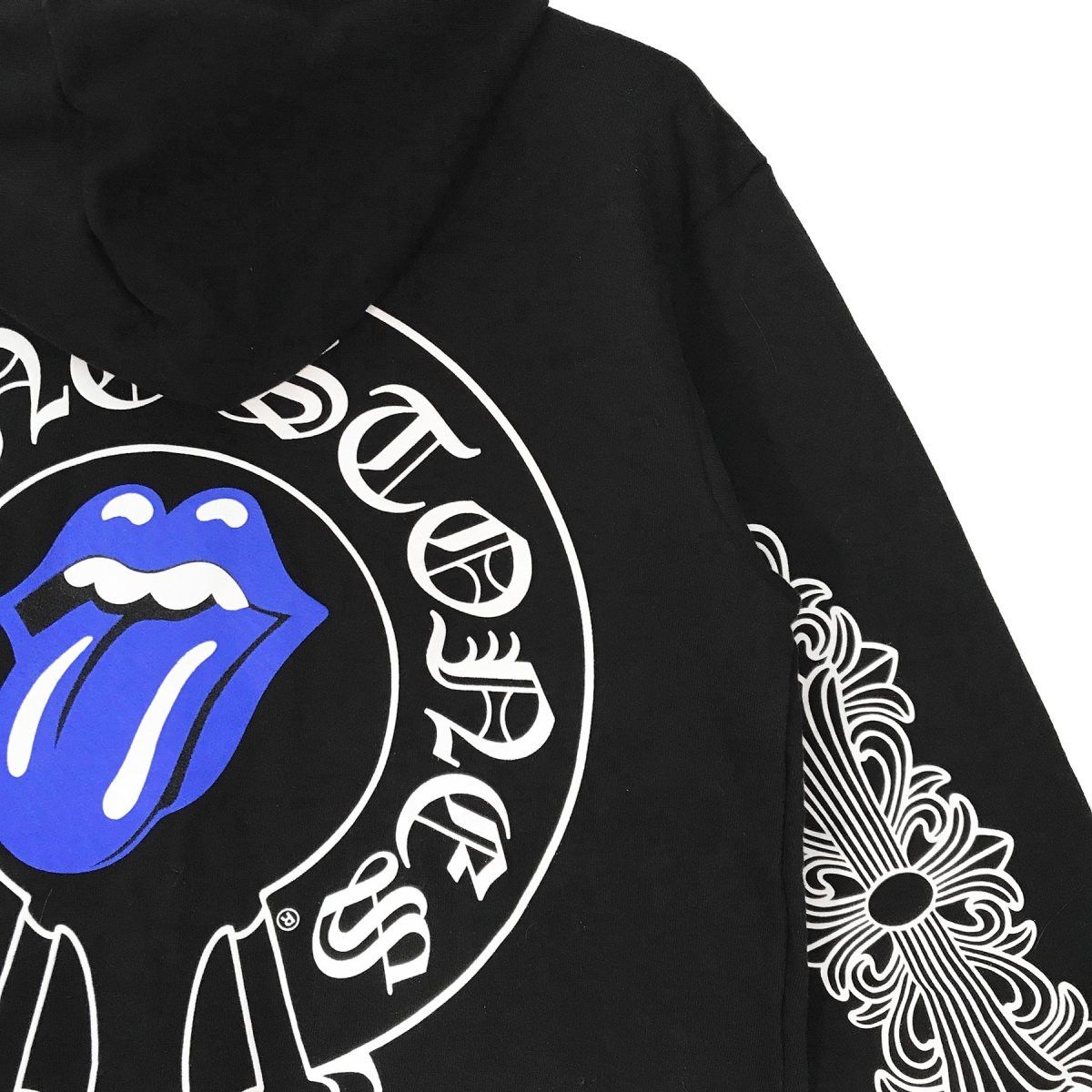 Chrome Hearts Chrome Hearts Rolling Stone Horseshoe Logo Zip Up Hoodie Size US L / EU 52-54 / 3 - 3 Thumbnail