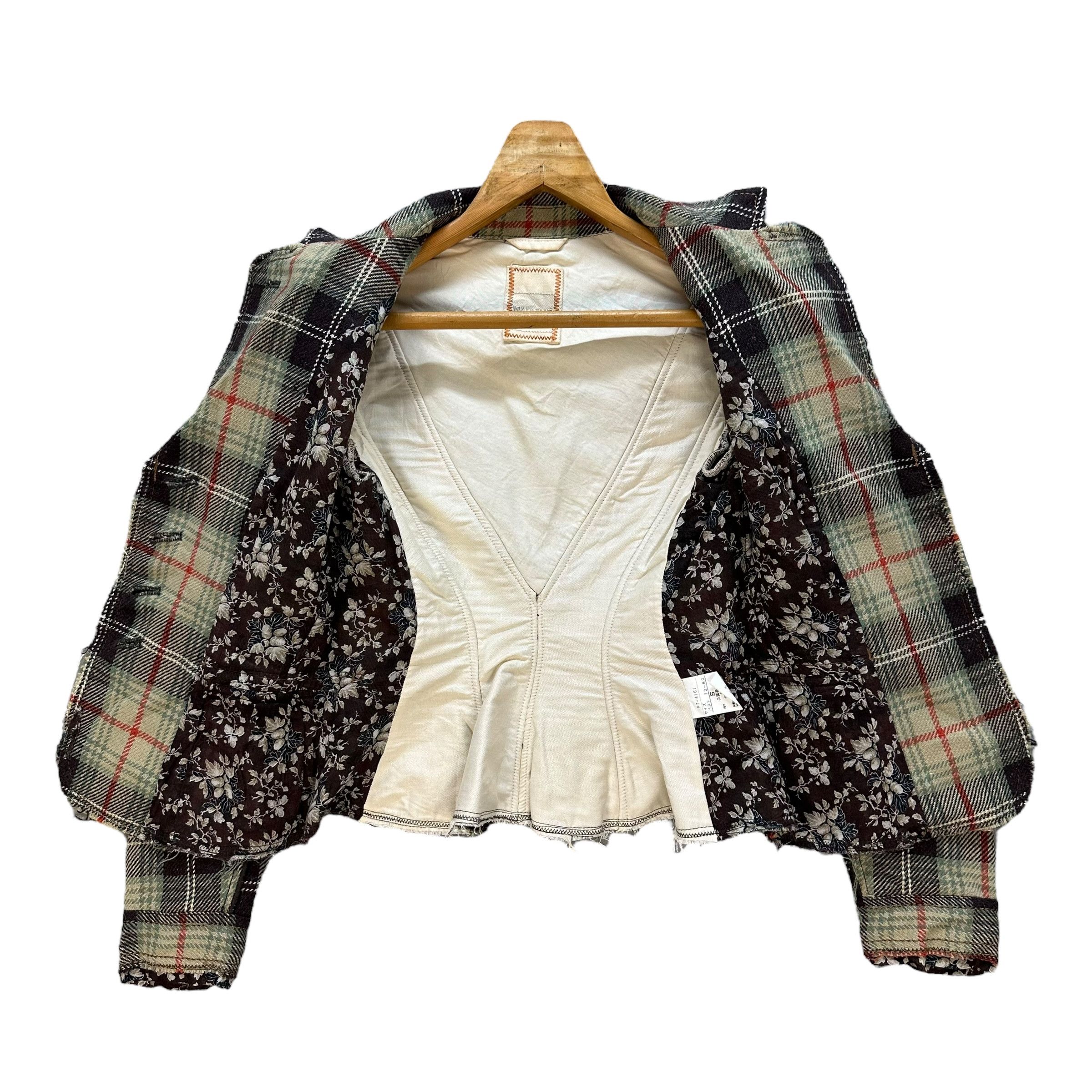 Marithe + Francois Girbaud MARITHE FRANCOIS GIRBAUD Deconstructed Jacket #012-1419 Size S / US 4 / IT 40 - 7 Thumbnail