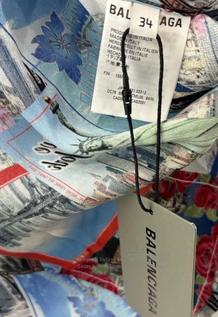 Balenciaga Balenciaga City Series Shirt Pure Mulberry Silk Material Size XXS / US 00 / IT 34 - 4 Thumbnail