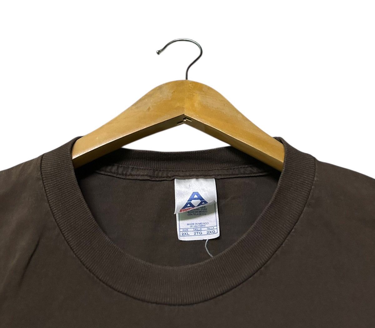 Vintage Y2K Team parker racing tshirt brown
