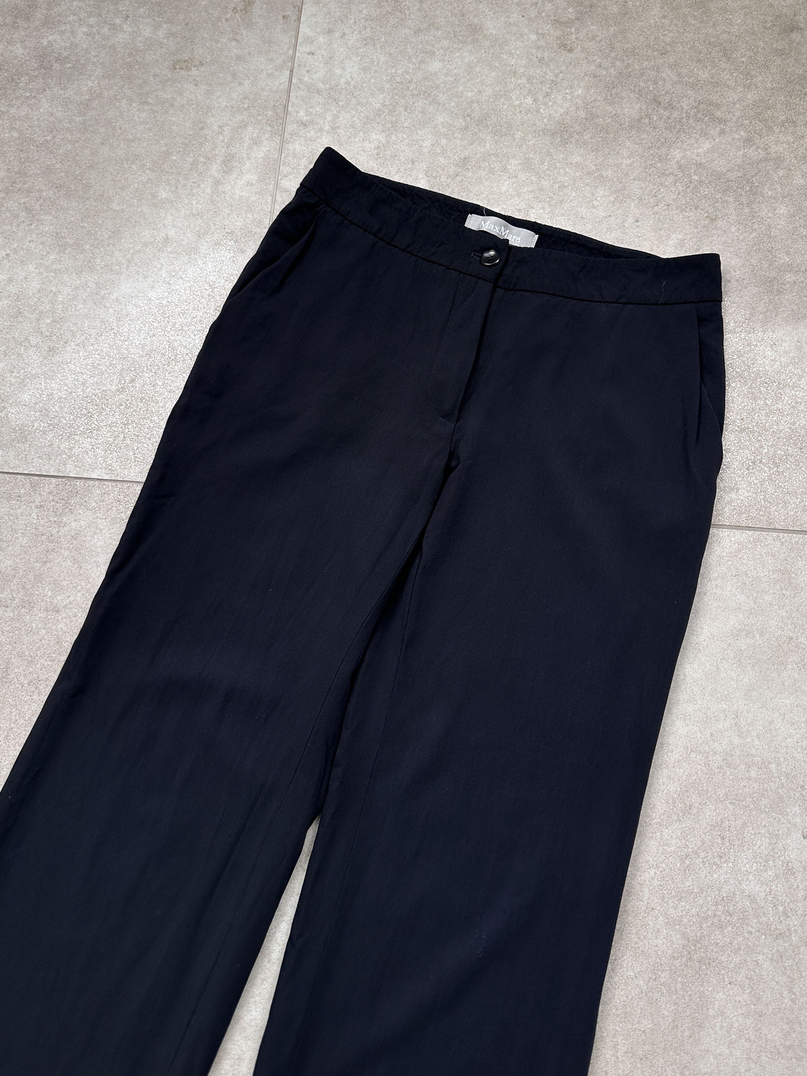 Max Mara Max Mara Navy Dress Pants Trousers Size 27" / US 4 / IT 40 - 3 Thumbnail
