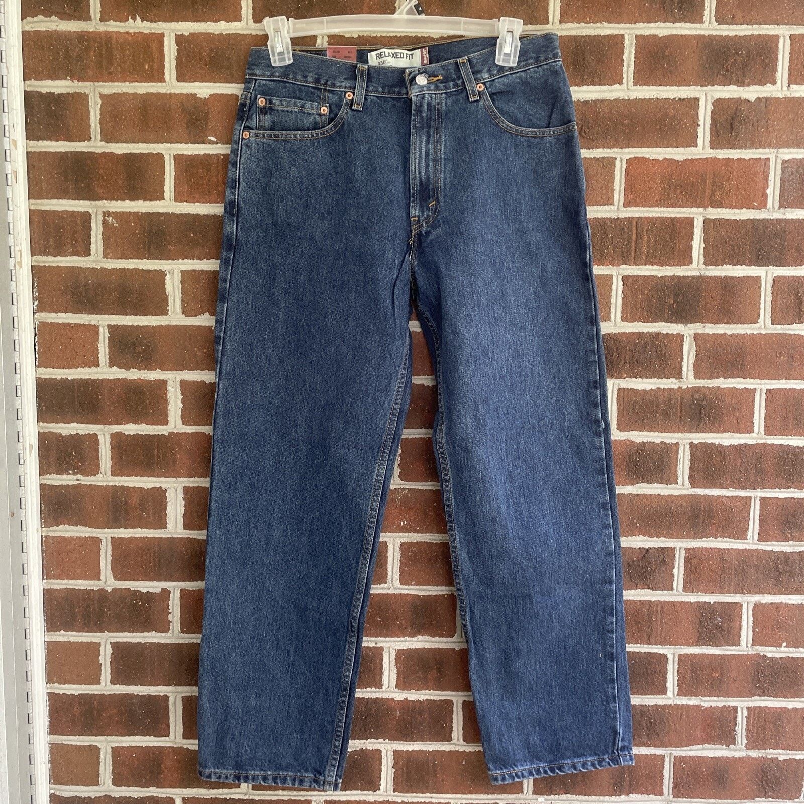 Levi's Vtg 90s Levi’s 550 Relaxed BOOTCUT Blue Jeans Size 34/30 NWT Size US 34 / EU 50 - 2 Thumbnail