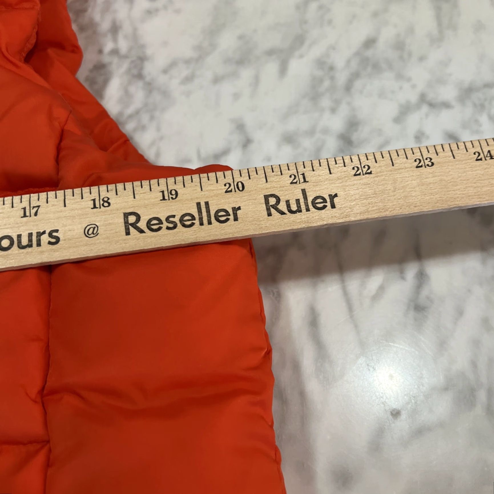 Gap VINTAGE Gap Zip Front 75% Down Vest Jacket Womens XL Orange Pockets Y2K Jacket Size XL / US 12-14 / IT 48-50 - 7 Thumbnail
