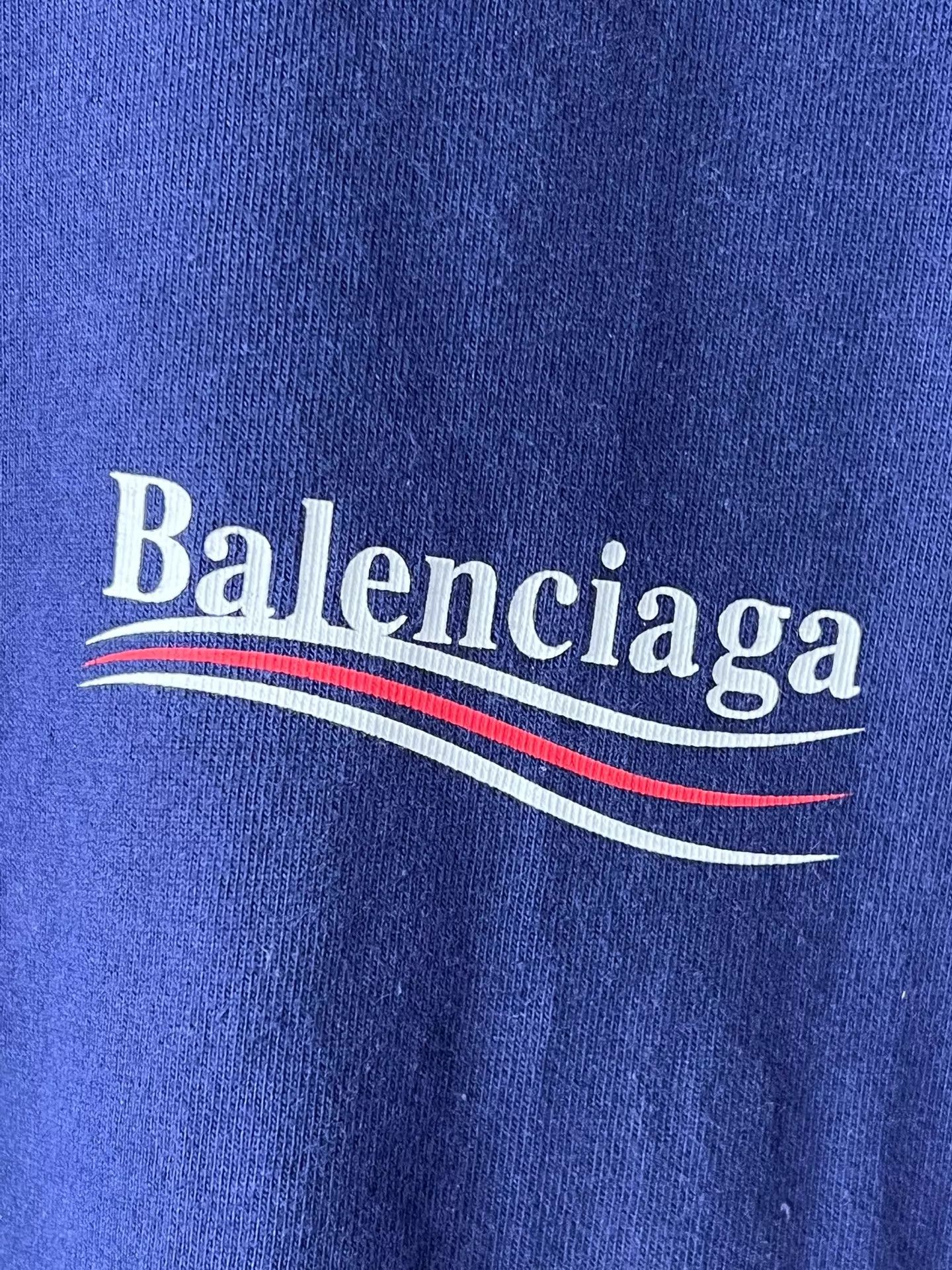 Balenciaga Balenciaga Front/Back Logo Print Short Sleeve T-Shirt S Size S / US 4 / IT 40 - 4 Thumbnail