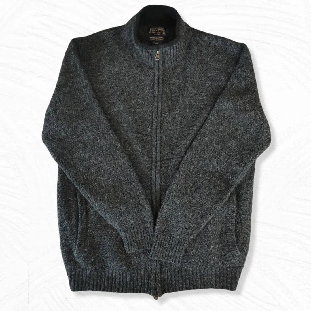 Pendleton Pendleton merino wool cardigan double zip - Fashionella Size US L / EU 52-54 / 3 - 4 Thumbnail