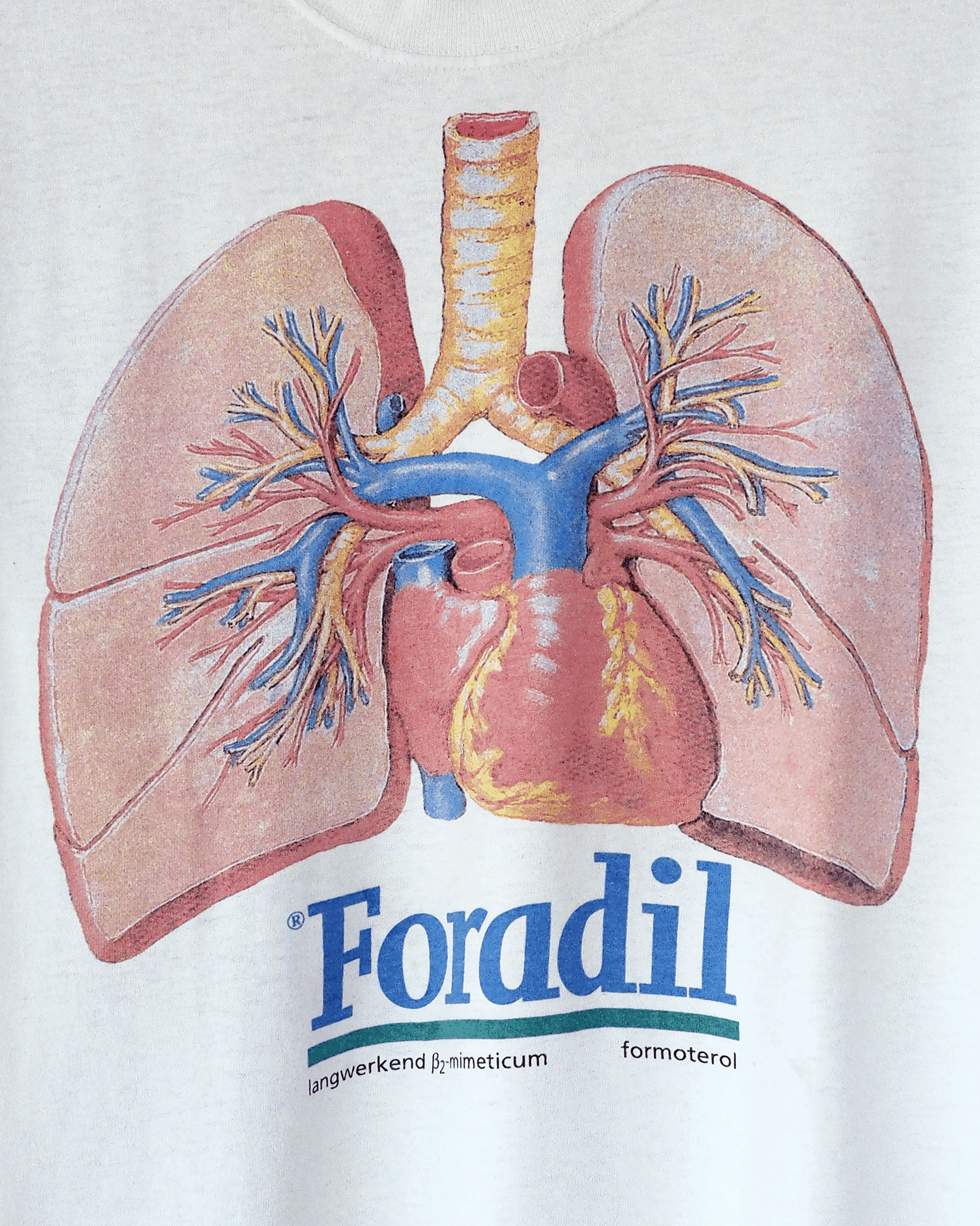 Vintage Vintage 1990s Foradil Heart Anatomy Shirt XL Size US XL / EU 56 / 4 - 3 Thumbnail