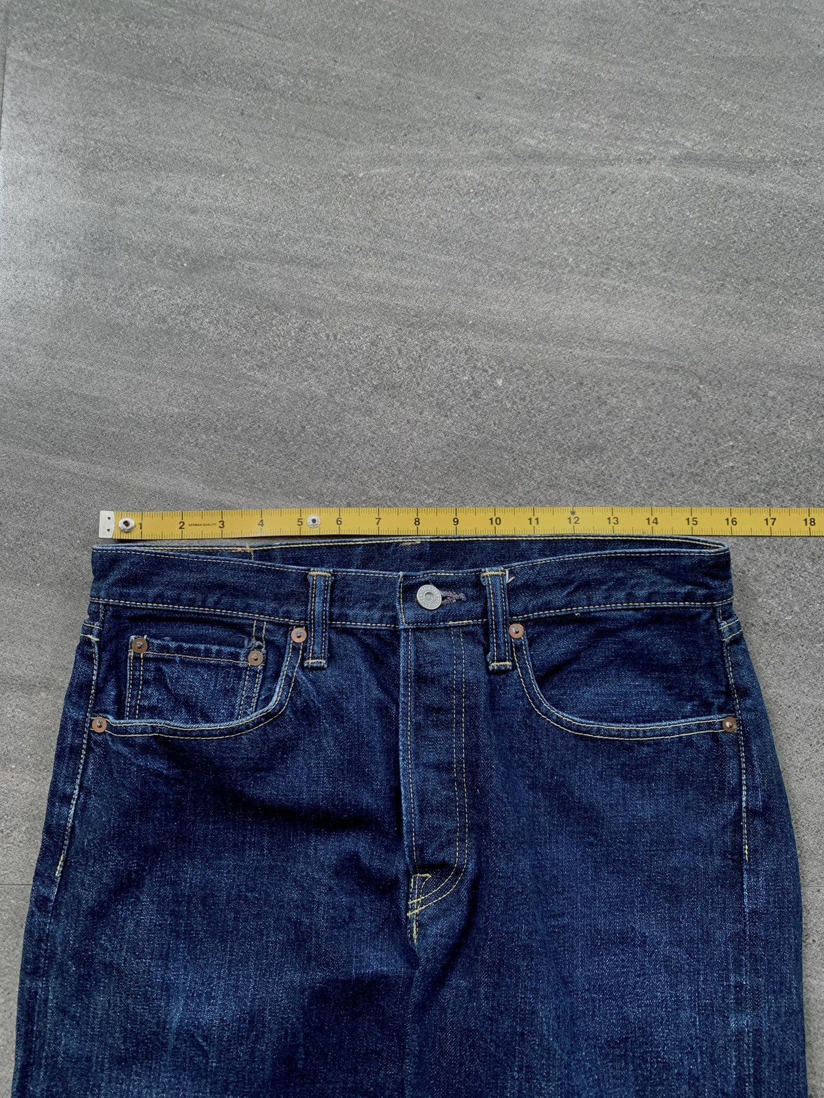 Kapital FREE TAX! Cropped Raw Hemmed Denim Jeans Size US 31 - 14 Thumbnail