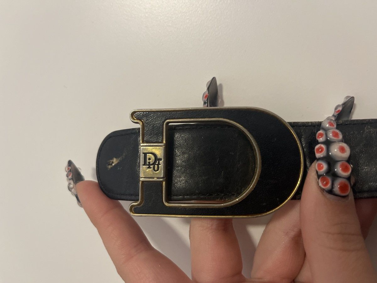 Christian Dior Monsieur × Dior Black and Gold Dior Belt Size ONE SIZE - 8 Thumbnail