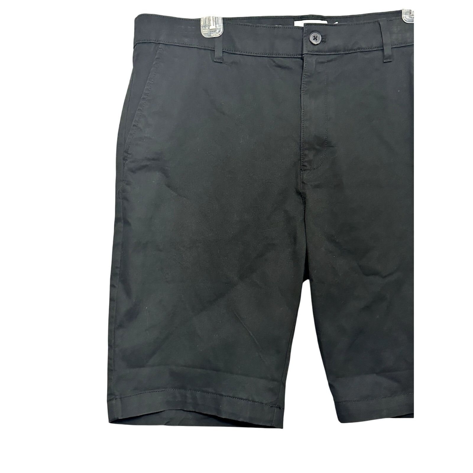 Topman Topman Men's Black Chino Shorts Pockets Slim Fit 30 NWT Size US 30 / EU 46 - 3 Thumbnail