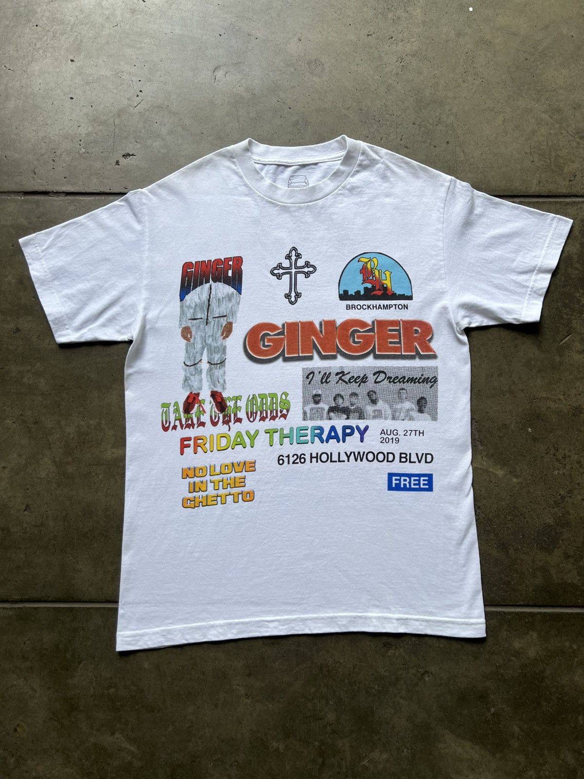 Vintage 2019 Brockhampton Friday Therapy Rap Tee Shirt Jpegmafia Size US M / EU 48-50 / 2 - 2 Thumbnail