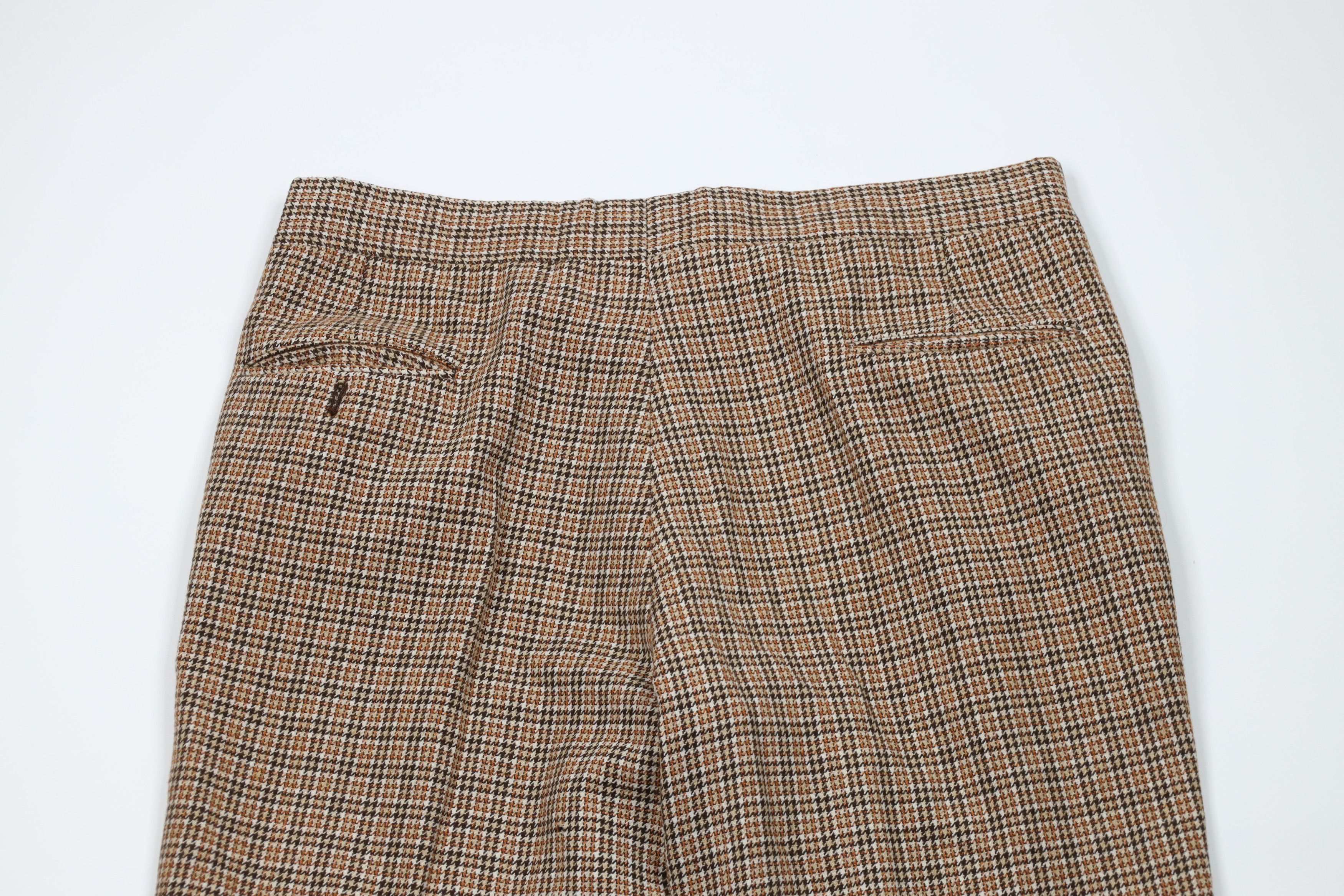 Vintage Vintage 70s Streetwear Houndstooth Bell Bottoms Pants USA Size US 38 / EU 54 - 13 Thumbnail