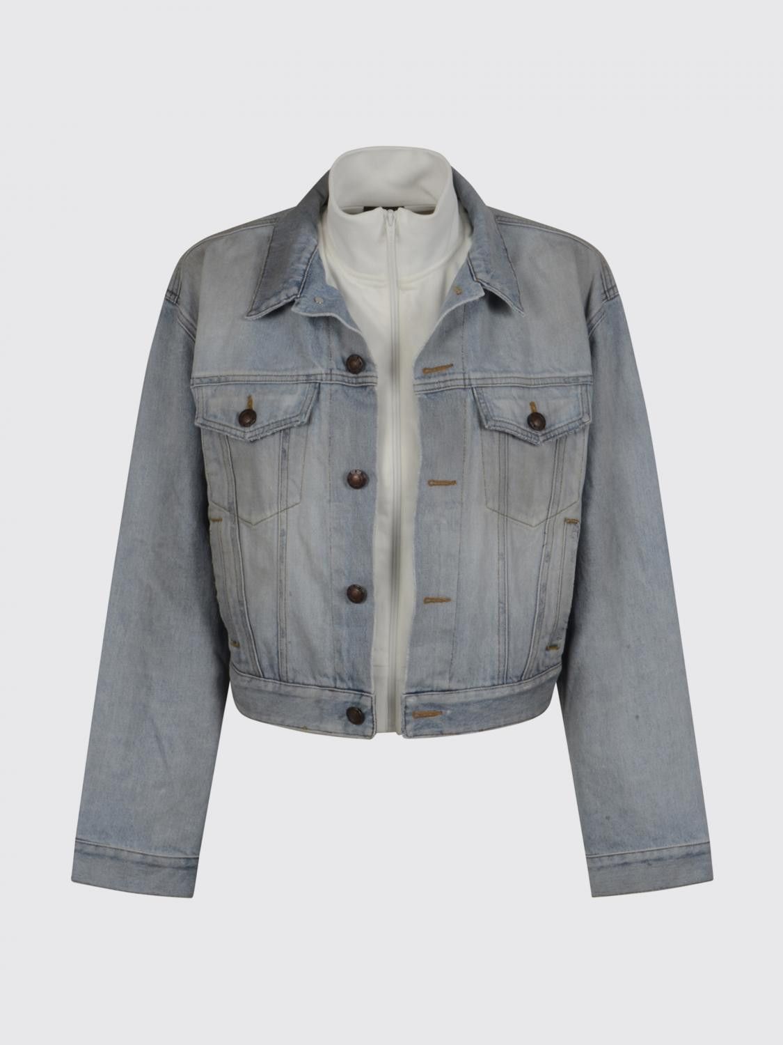 Balenciaga Balenciaga Jacket Woman Blue Size S / US 4 / IT 40 - 1 Thumbnail