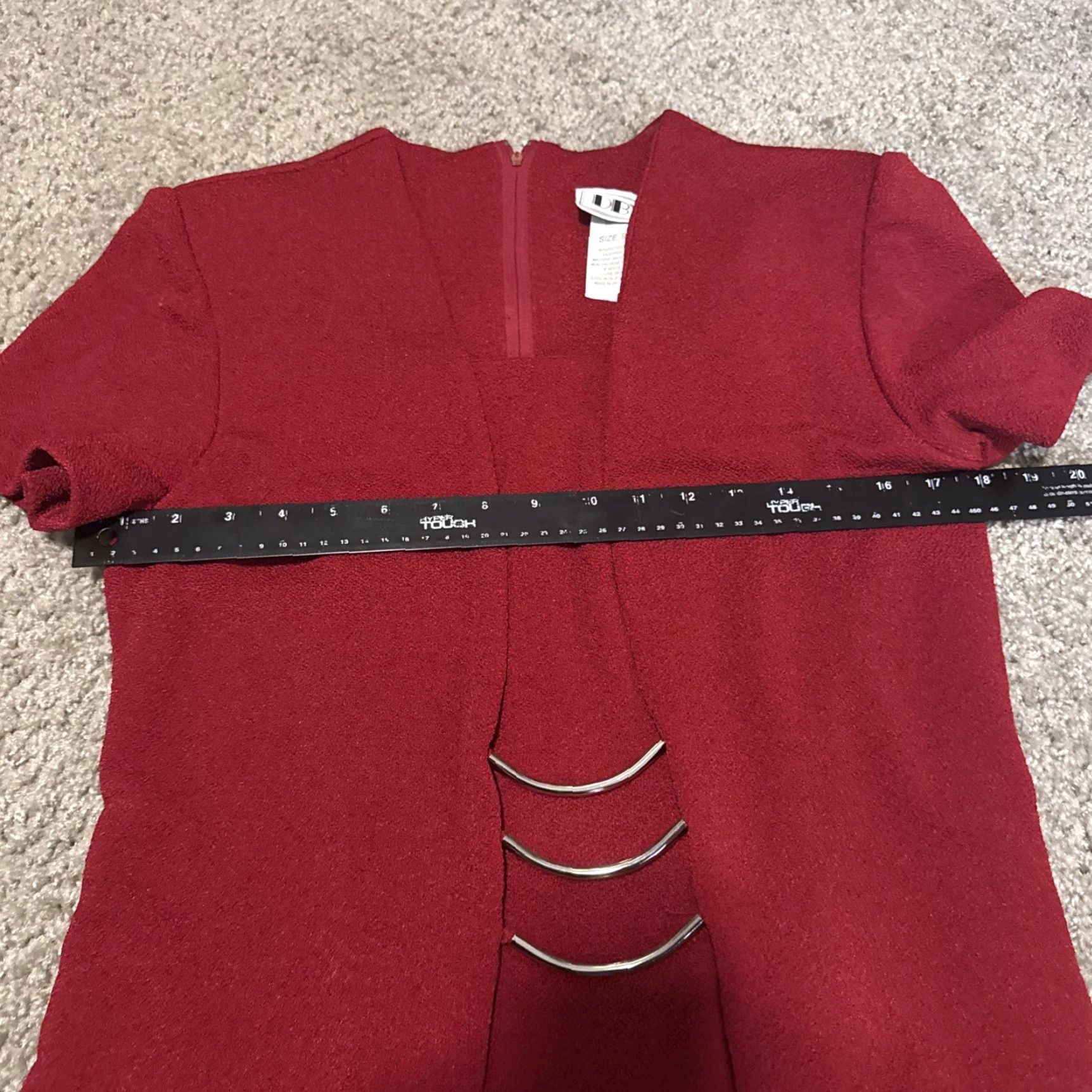 Vintage VINTAGE DBY Dress Women 10 Red Blazer Suit One Piece Polyester Spandex Size L / US 10 / IT 46 - 6 Thumbnail