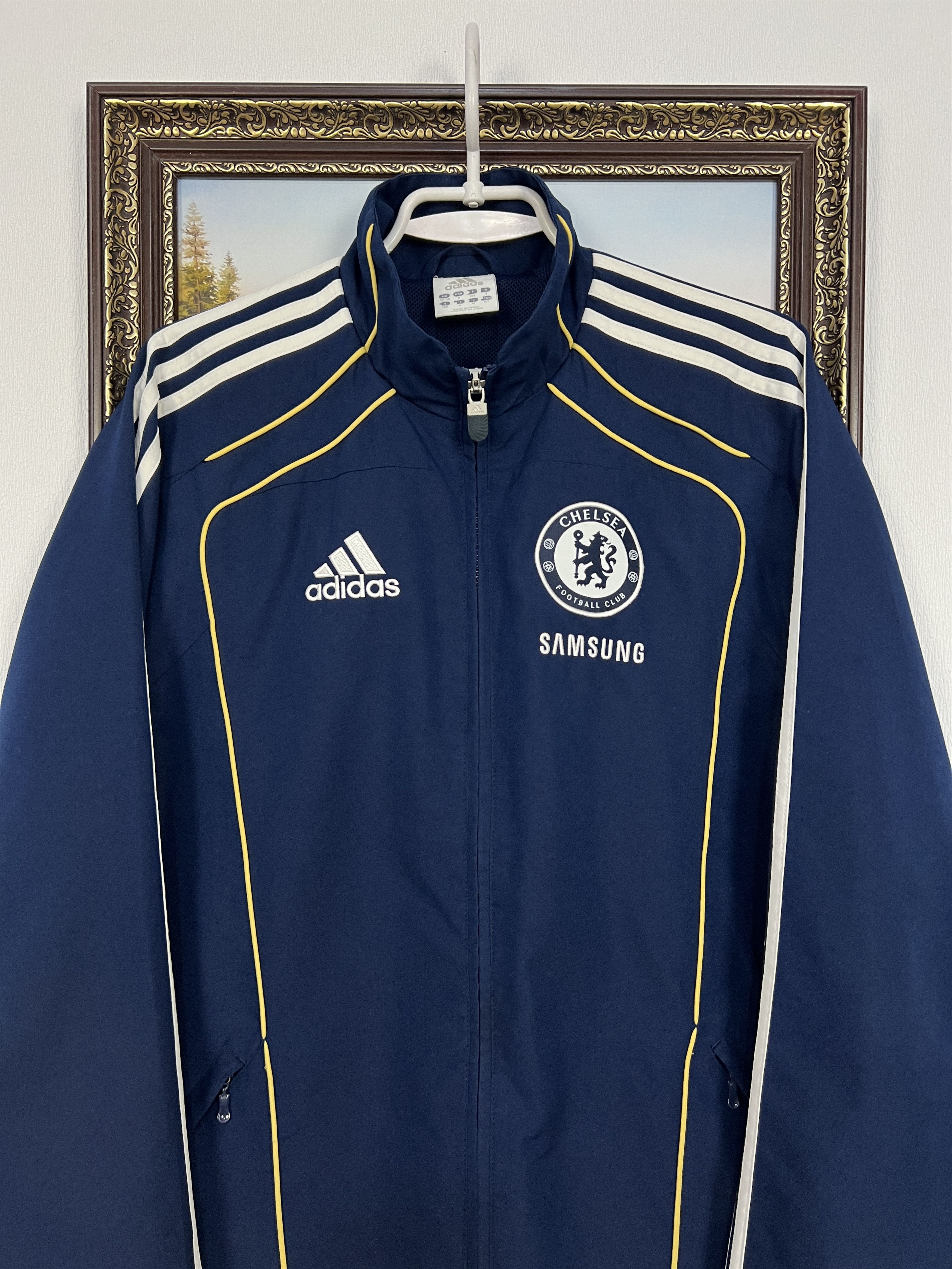 Adidas Vintage Adidas Chelsea Football Blue Jacket Soccer Size US S / EU 44-46 / 1 - 2 Thumbnail