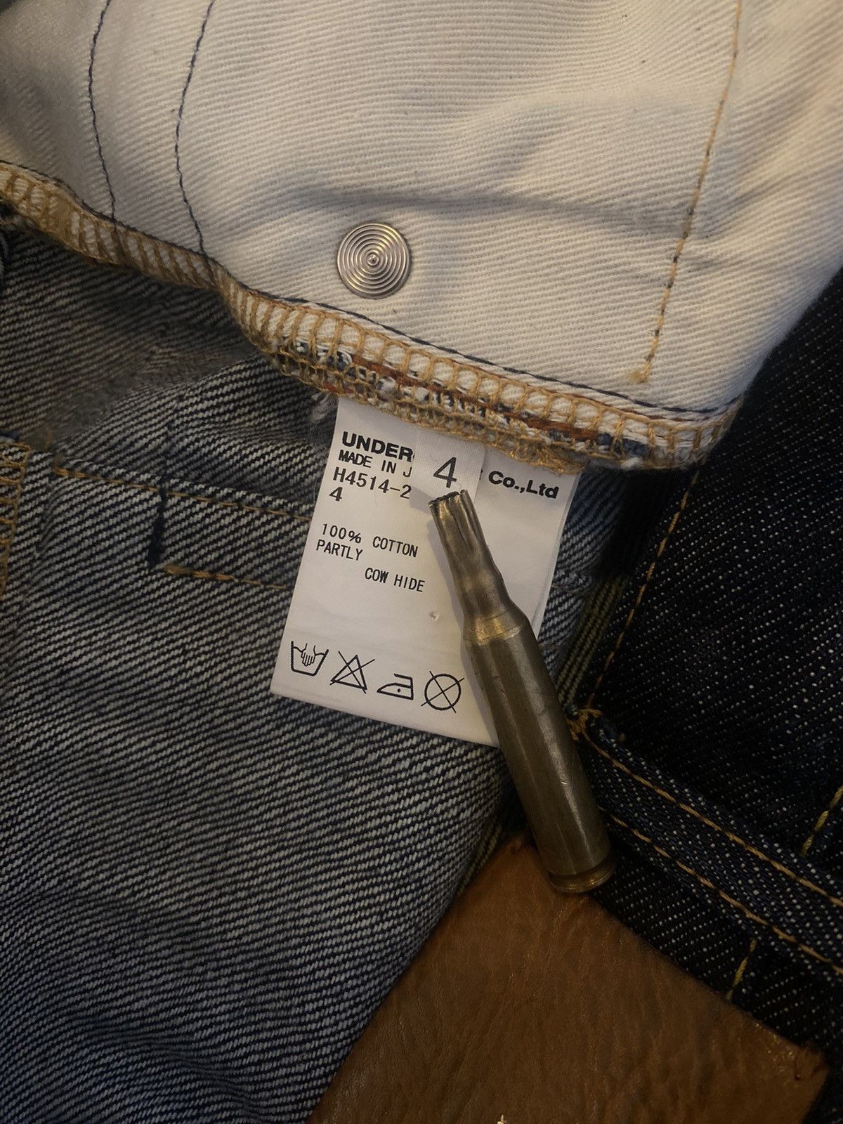 Undercover Undercover AW11 Japanese selvedge Side Zip denim Size US 33 - 13 Thumbnail