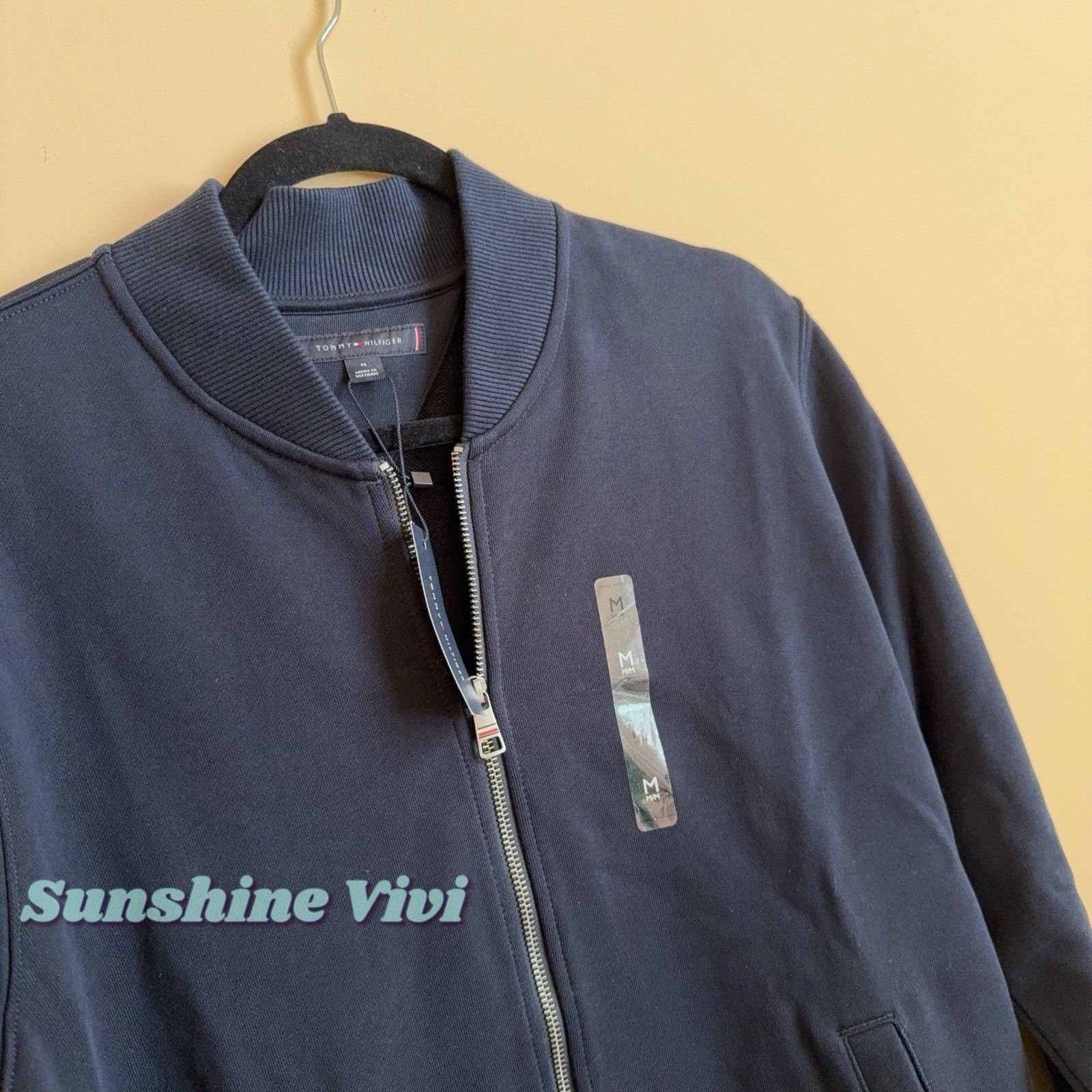 Tommy Hilfiger NWT Tommy Hilfiger Tommy Men Sweatshirt Jacket Navy Medium Size US M / EU 48-50 / 2 - 2 Thumbnail