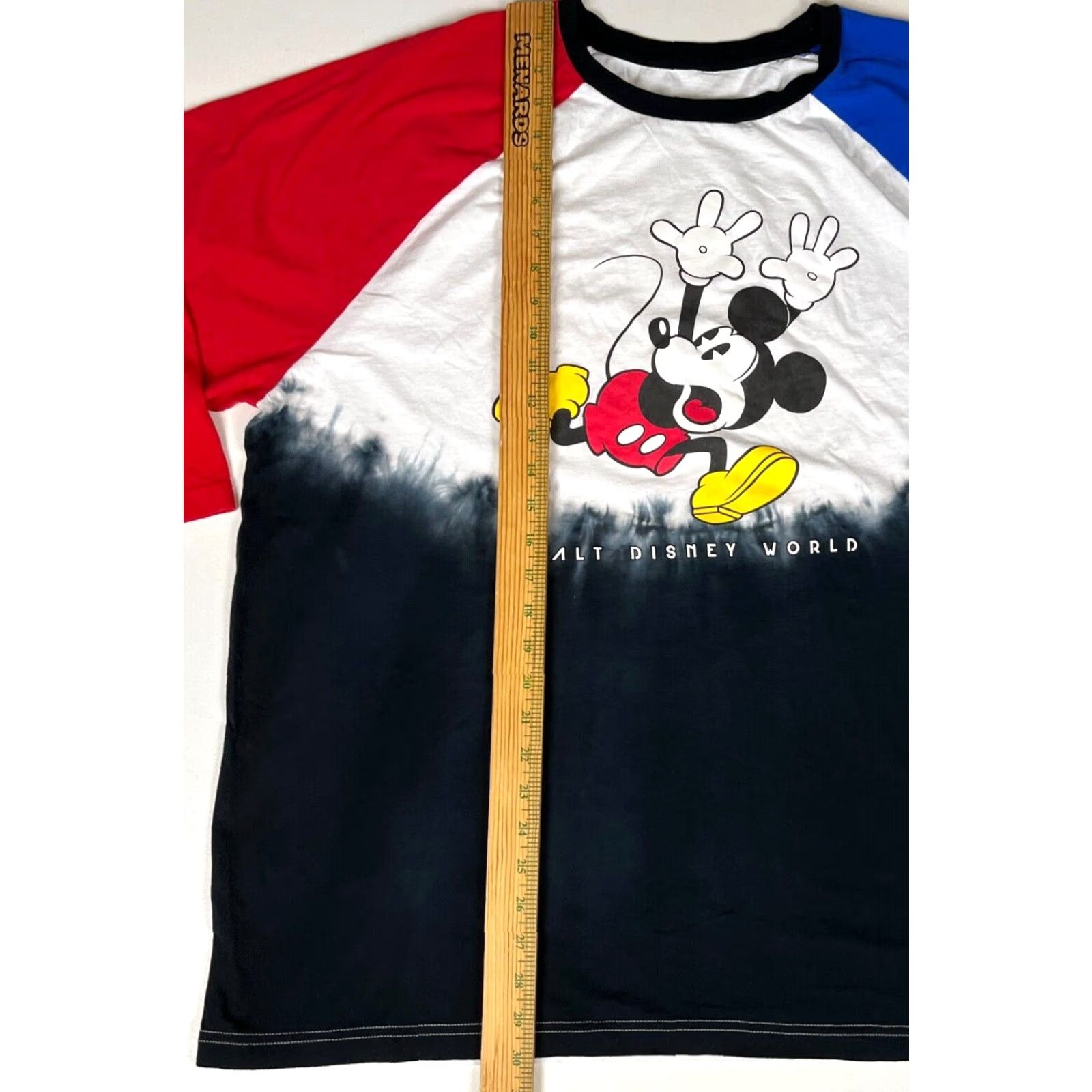 Disney Disney Parks Men’s Baseball Tee Mickey Mouse Walt Disney World Colorblock 2XL Multicolor Crew Neck 3/4 Sleeve Shirt Size US XXL / EU 58 / 5 - 5 Thumbnail