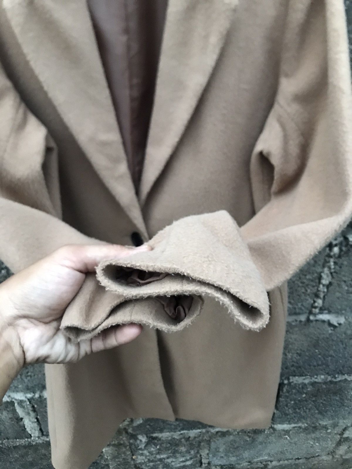 Japanese Brand × Vintage Brown Long Coat Size M / US 6-8 / IT 42-44 - 7 Thumbnail