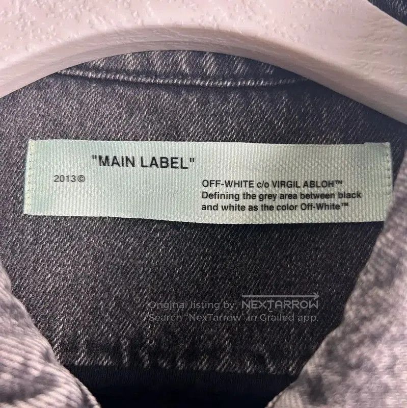 Off-White Off-White Black Denim Jacket for Men . Size US L / EU 52-54 / 3 - 2 Thumbnail