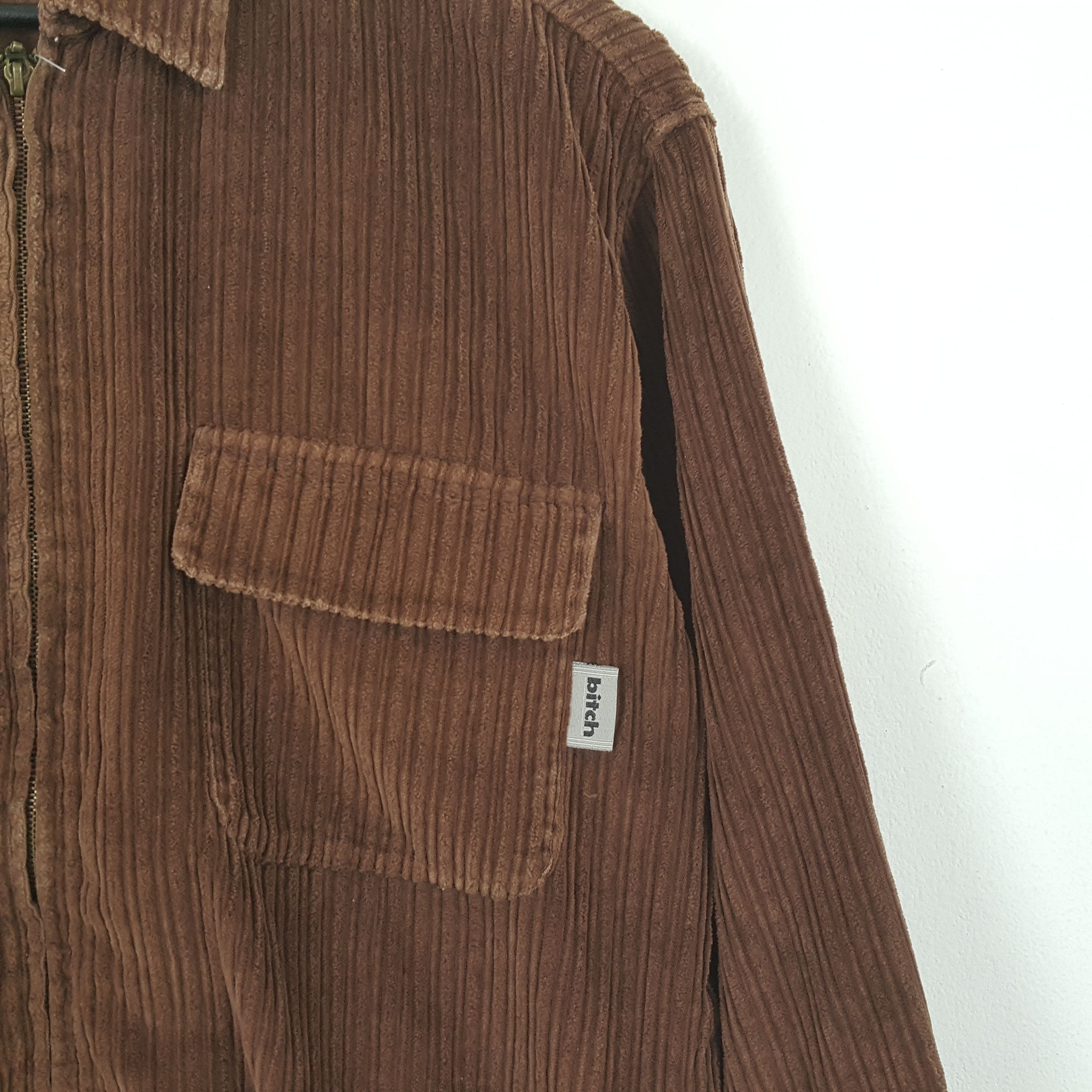 Vintage Bitch Skateboard Double Pocket Corduroy Style Jacket Size US XL / EU 56 / 4 - 2 Thumbnail