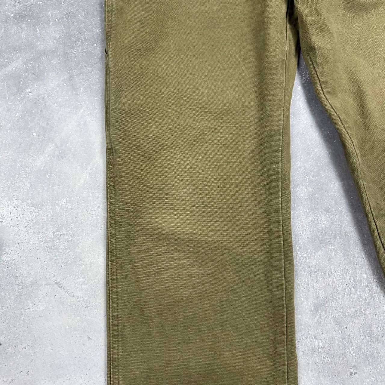 Quiksilver Vintage 2000s Quiksilver Barney Canvas Carpenter Pants Khaki Size US 31 - 7 Thumbnail