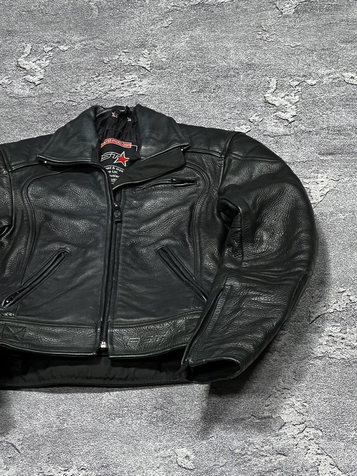 Fox Racing RST Moto vintage leather jacket Size S / US 4 / IT 40 - 5 Thumbnail