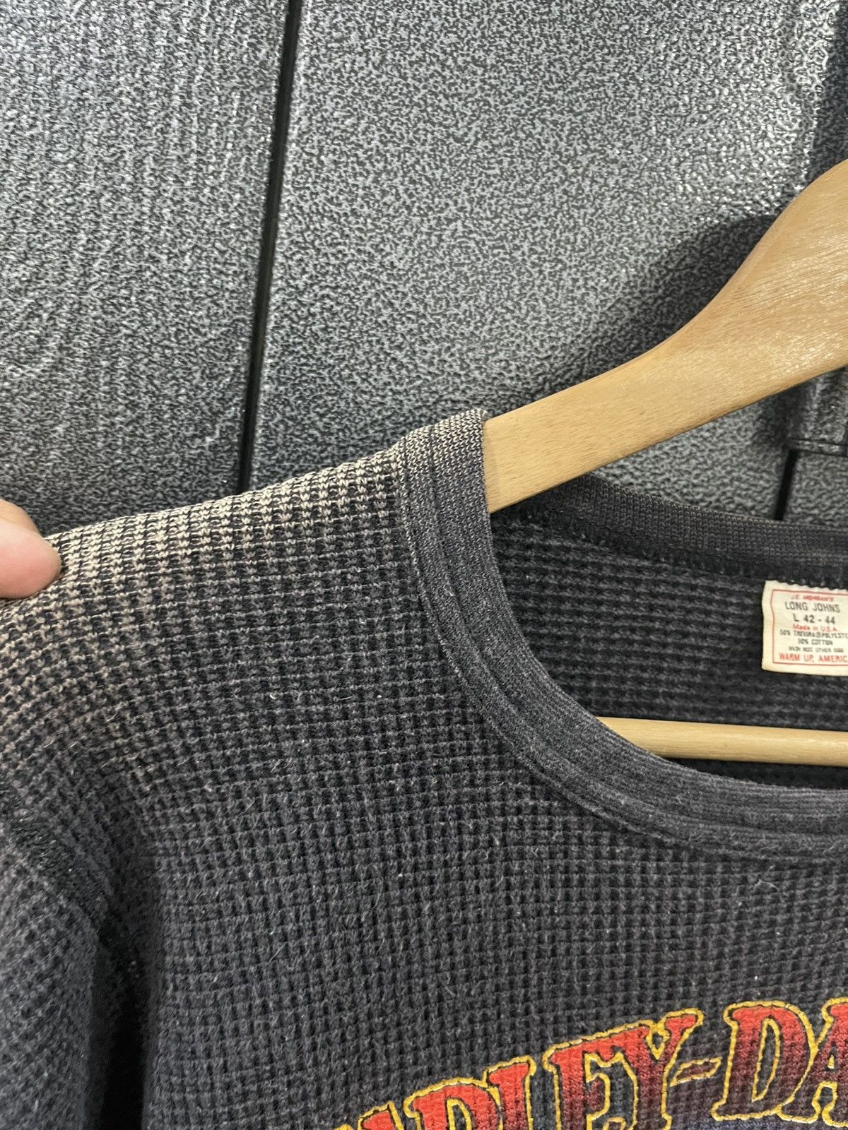 Harley Davidson Vintage Harley Davidson Longsleeve Distressed Knit Size US S / EU 44-46 / 1 - 13 Thumbnail