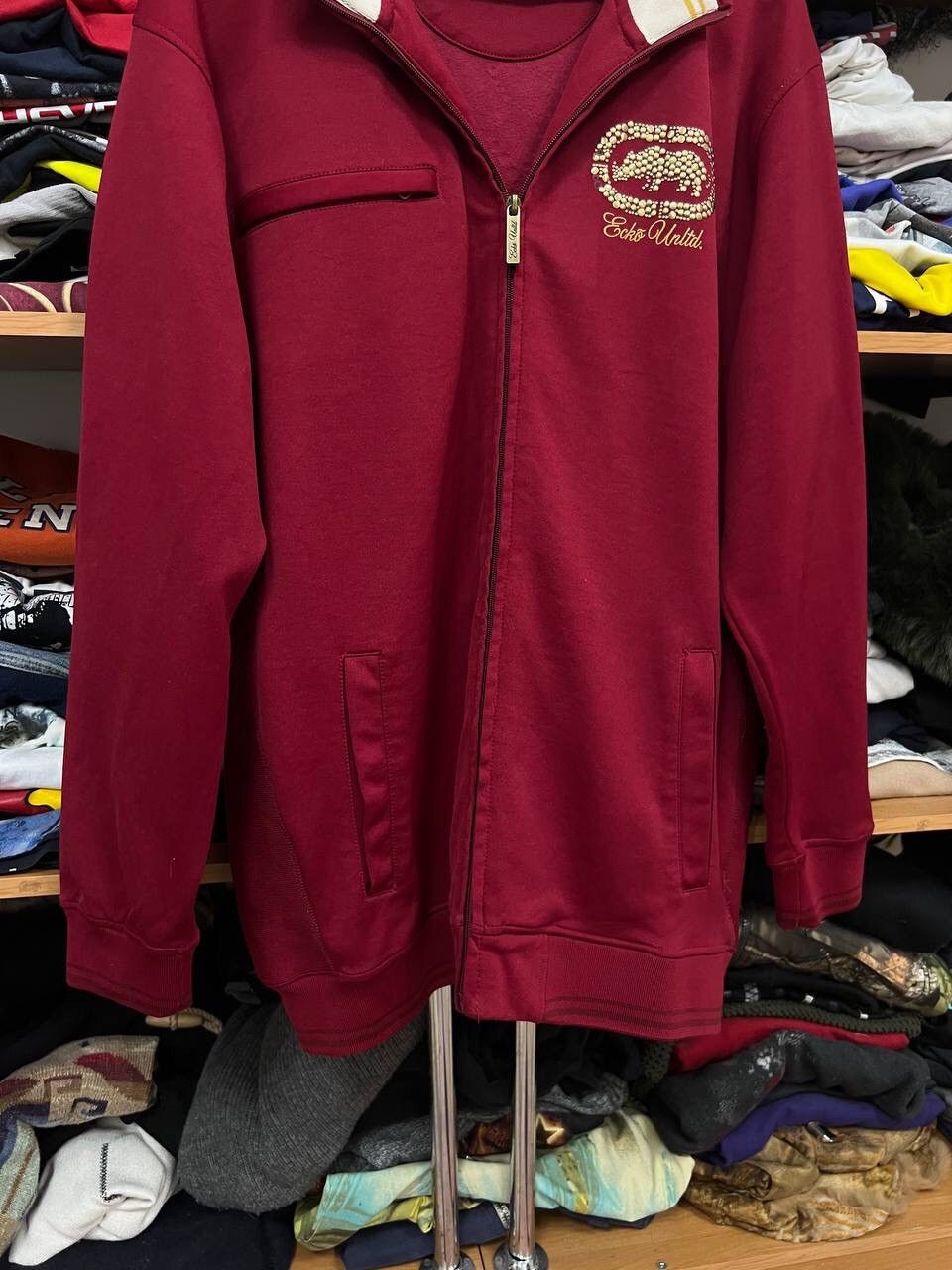 Ecko Unltd. Ecko Unltd Rap Baggy Vintage Zip Sweatshirt Olympic Size US XXL / EU 58 / 5 - 8 Thumbnail