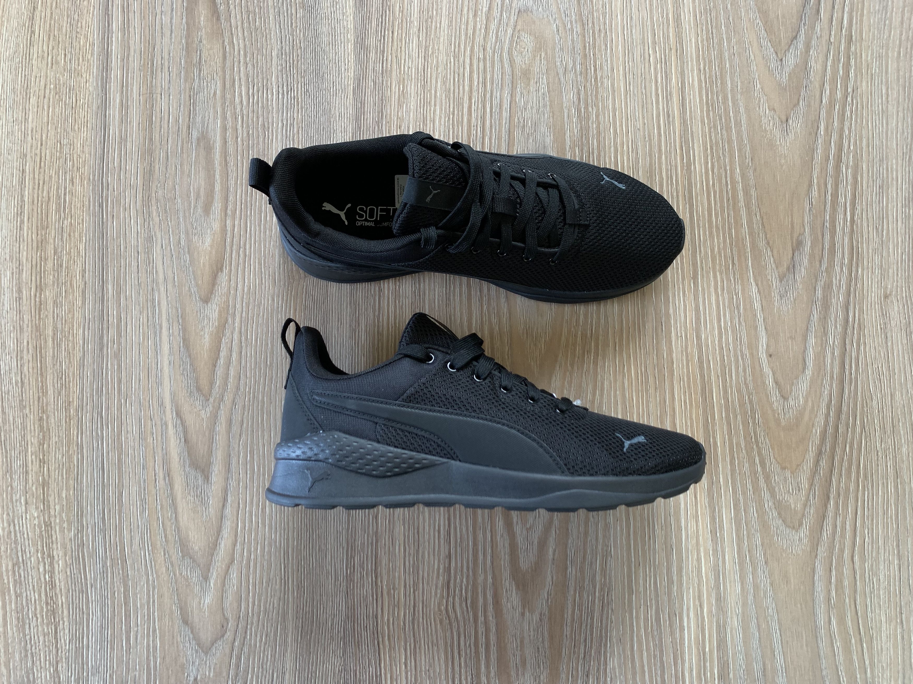 Puma Mens Puma Anzarun Lite Black Sneakers Size US 9 / EU 42 - 13 Thumbnail