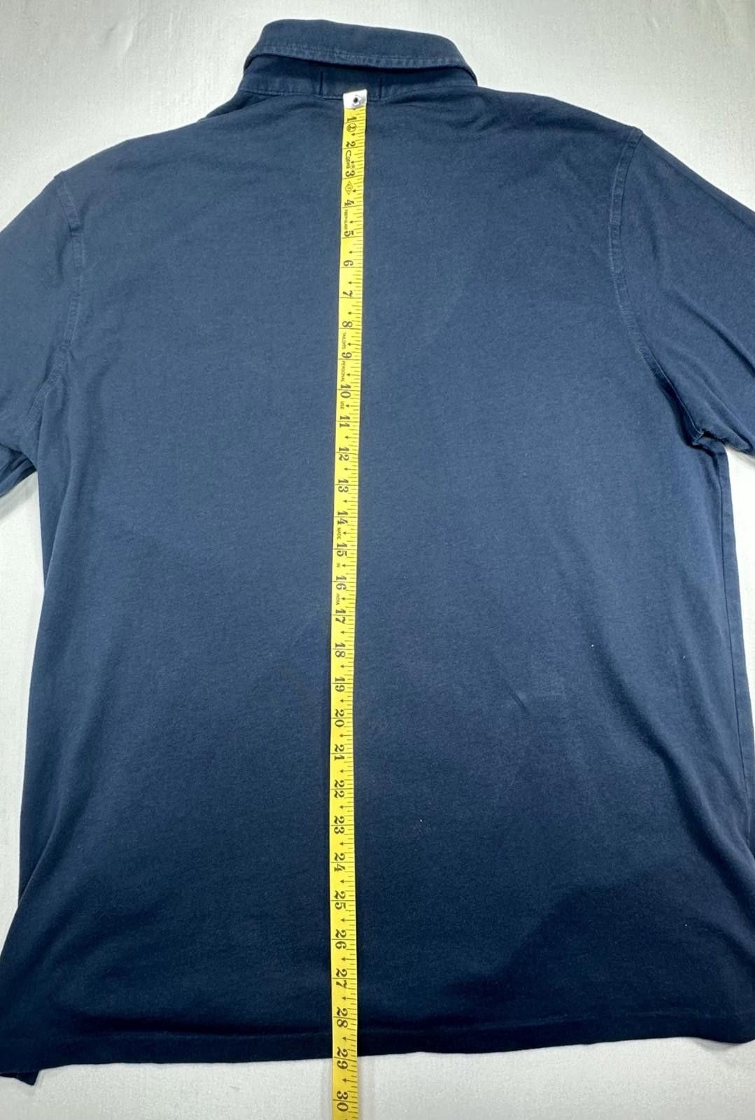 Polo Ralph Lauren Polo Ralph Lauren 1/4 Button Classic Fit Polo Shirt Blue L Size US L / EU 52-54 / 3 - 6 Thumbnail