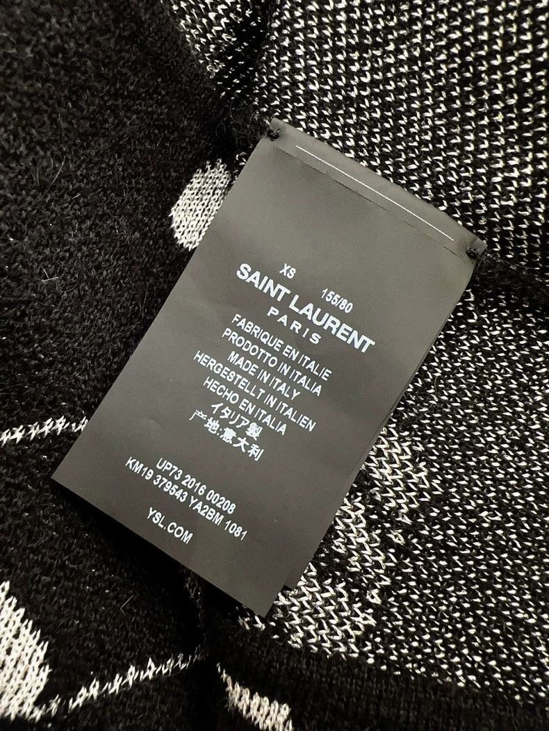 Yves Saint Laurent Saint Laurent Black Music Note Cardigan- Size US XS / EU 42 / 0 - 4 Thumbnail