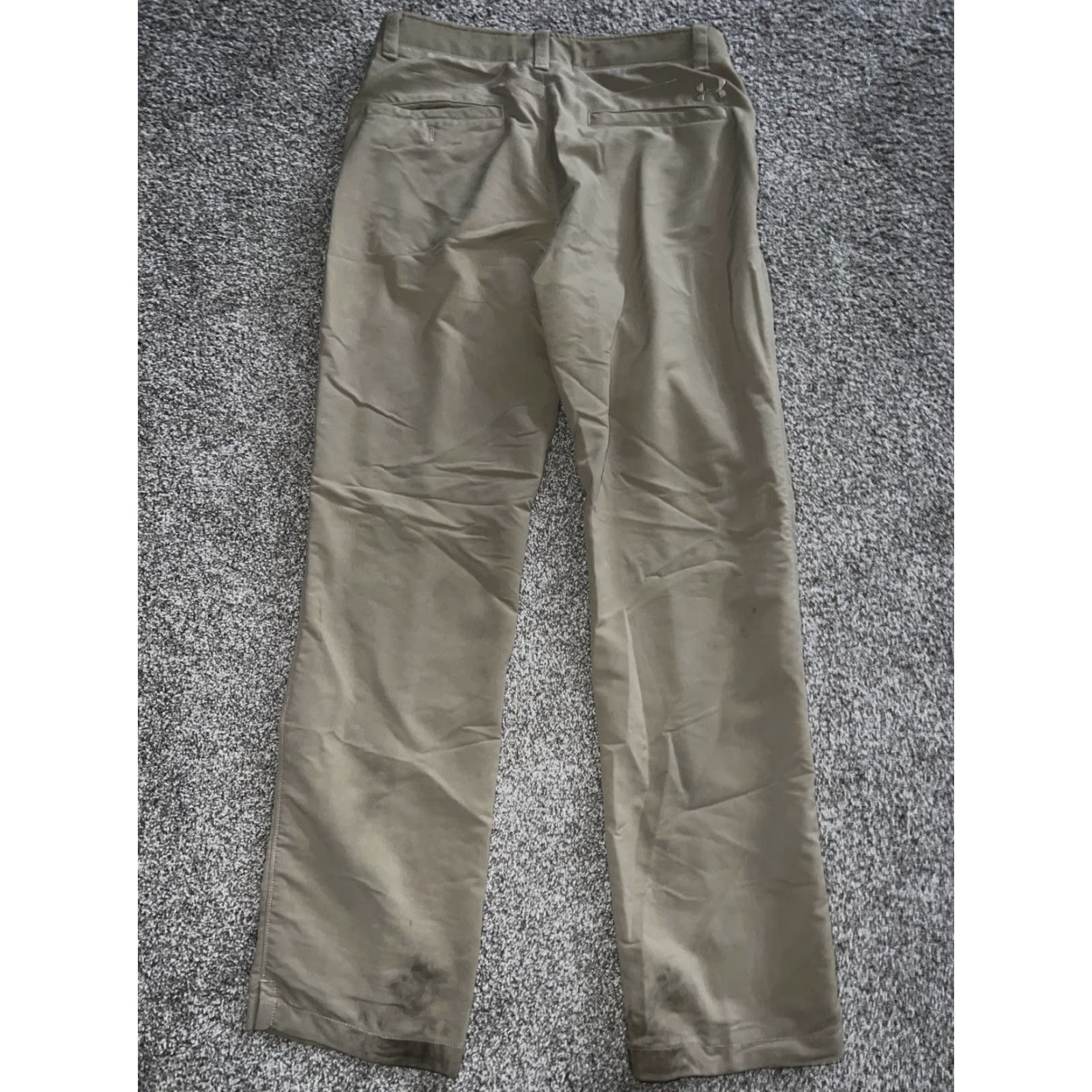 Nike Under Armour Beige Pants Mens 32x32 Chino Beige 32 Inseam 32 Regular Size Men Size US 32 / EU 48 - 4 Thumbnail