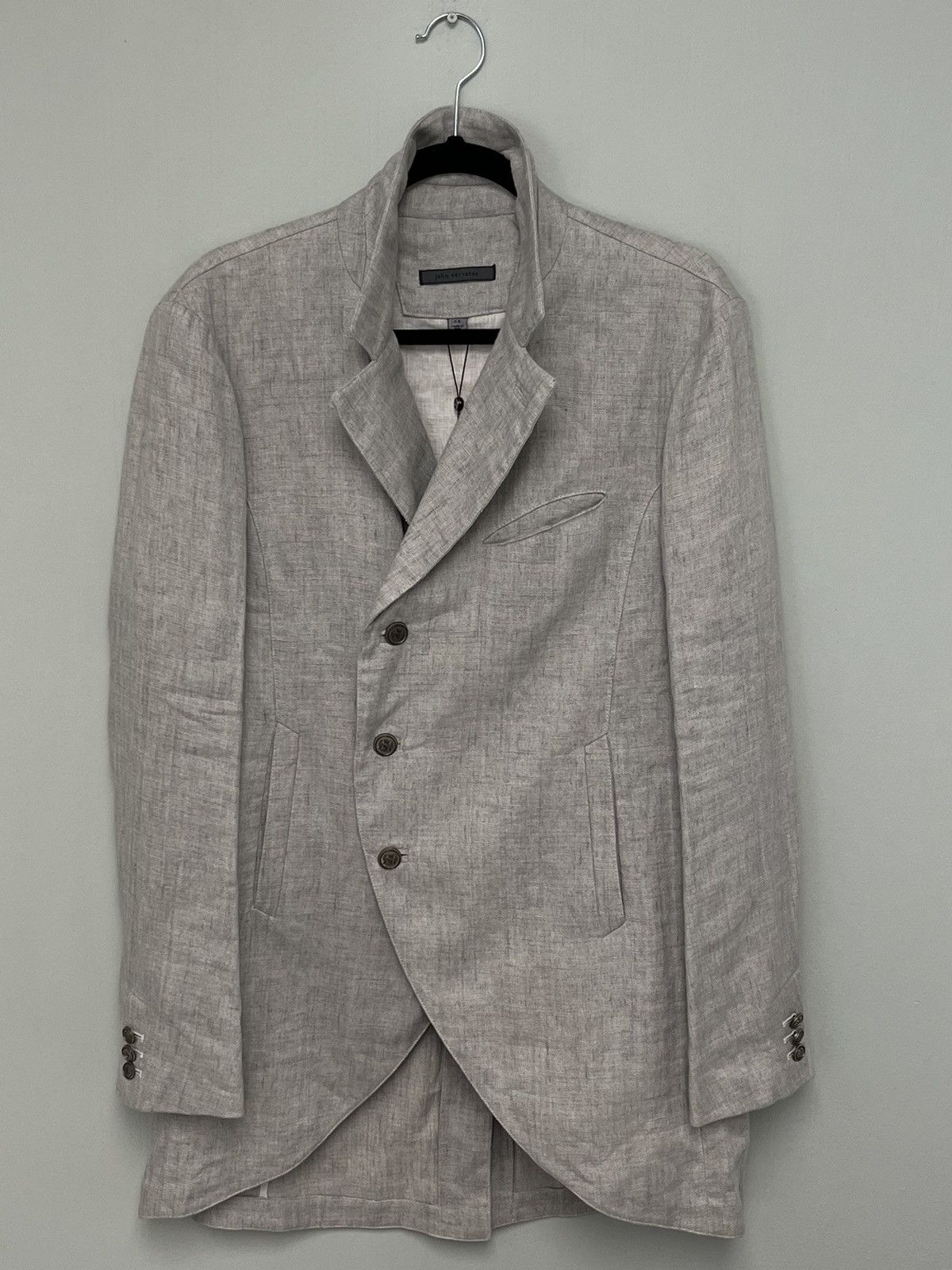 John Varvatos Linen Cutaway Coat. 48 Size US M / EU 48-50 / 2 - 11 Thumbnail