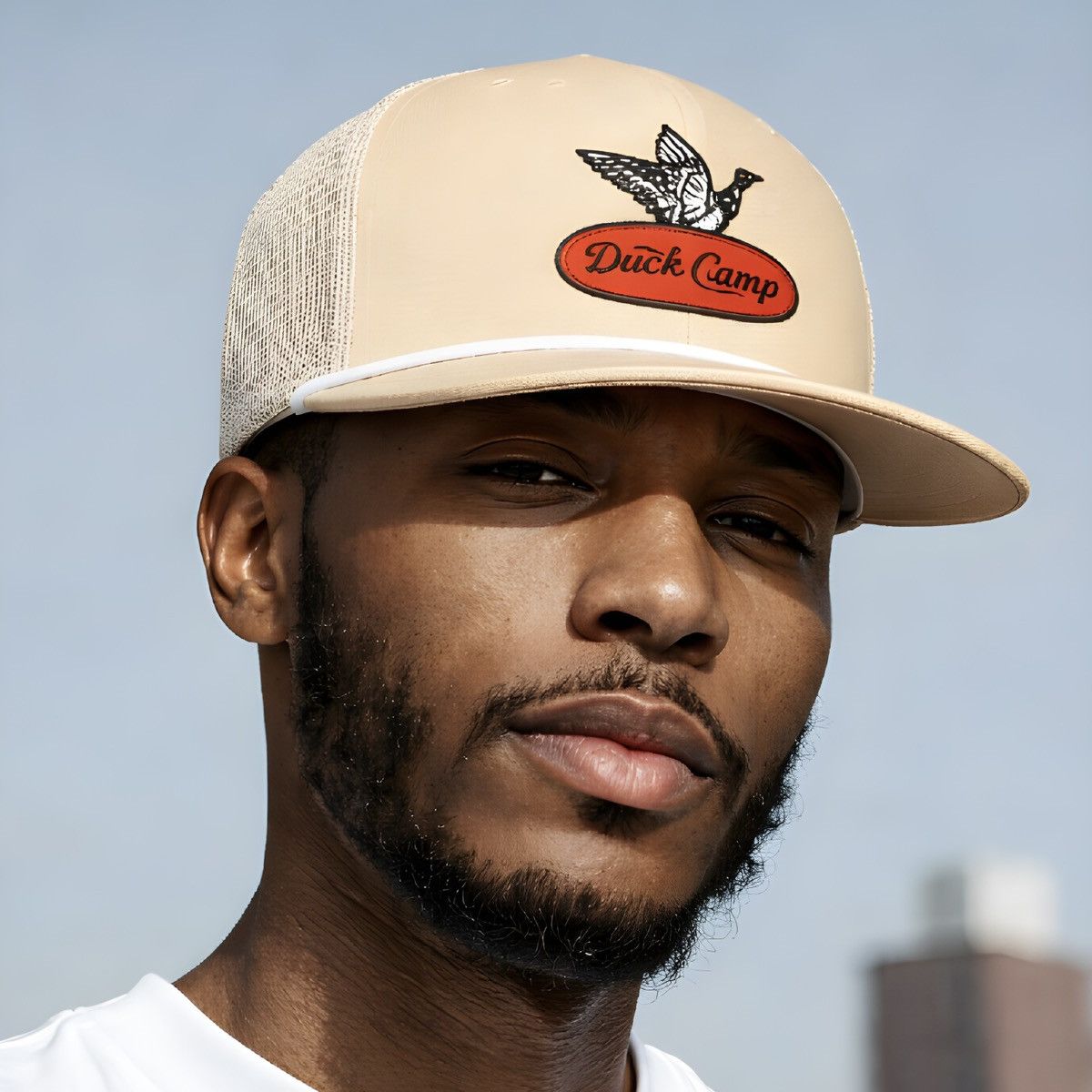 Other Duck Camp Men’s Beige Retro Trucker Hat Sz OS Size ONE SIZE - 2 Thumbnail