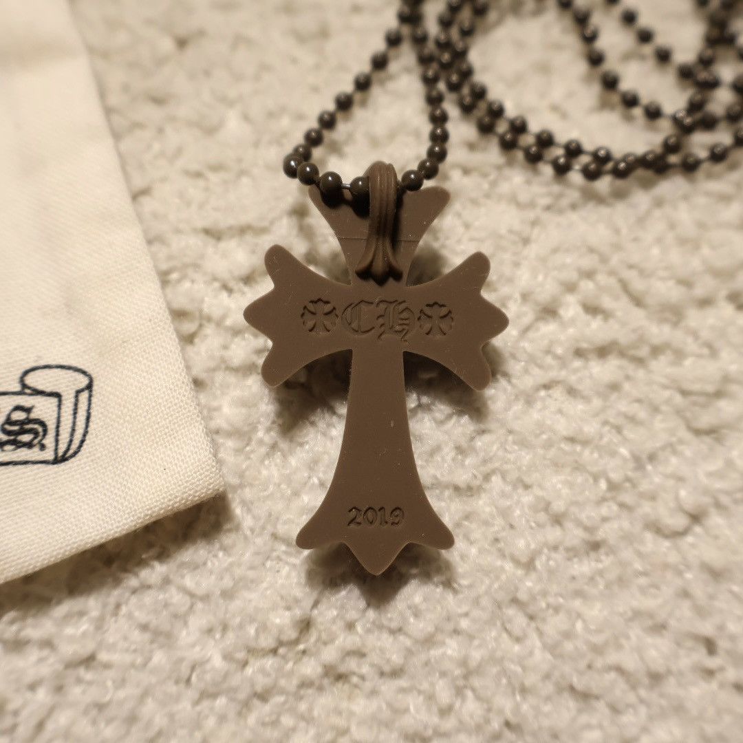 Chrome Hearts Chrome hearts silicon cross brown pendant Size ONE SIZE - 2 Thumbnail