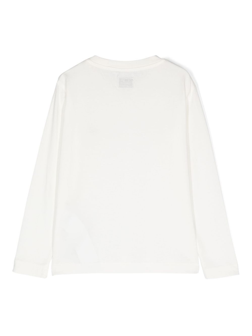 C.P. Company o1y1224 Logo Crewneck T-Shirt in White Size US XL / EU 56 / 4 - 2 Thumbnail